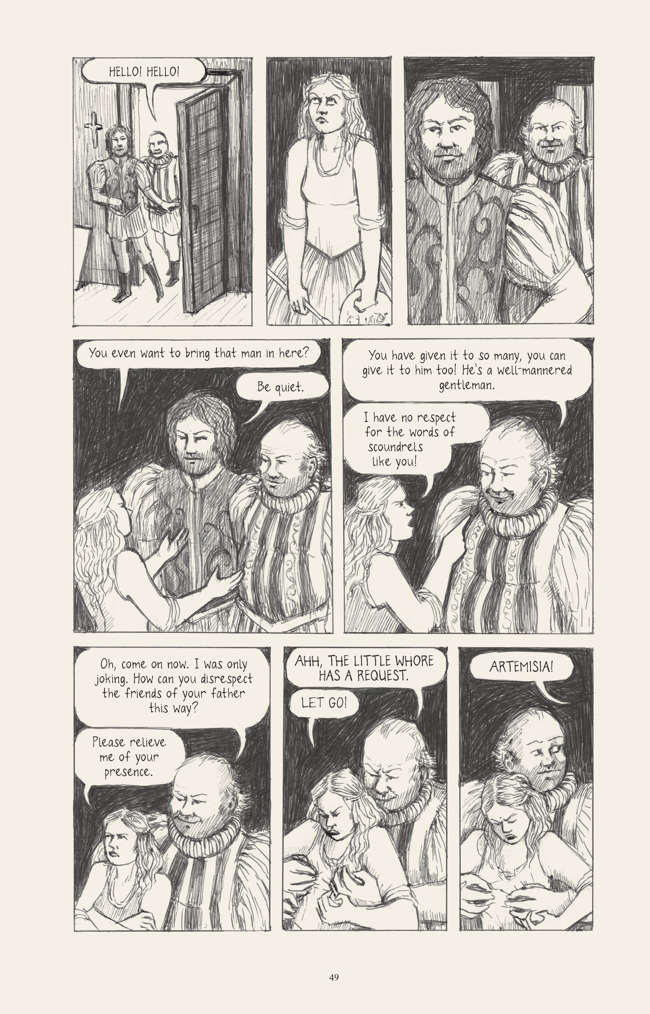 Read online I Know What I Am: The Life and Times of Artemisia Gentileschi comic -  Issue # TPB (Part 1) - 58