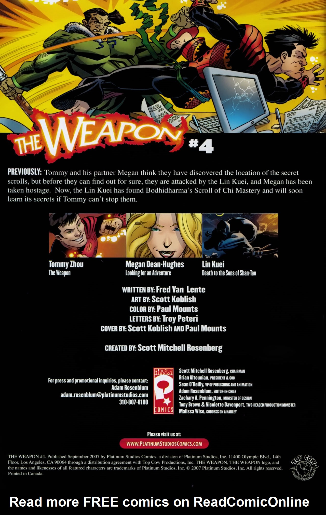 Read online The Weapon comic -  Issue #4 - 2
