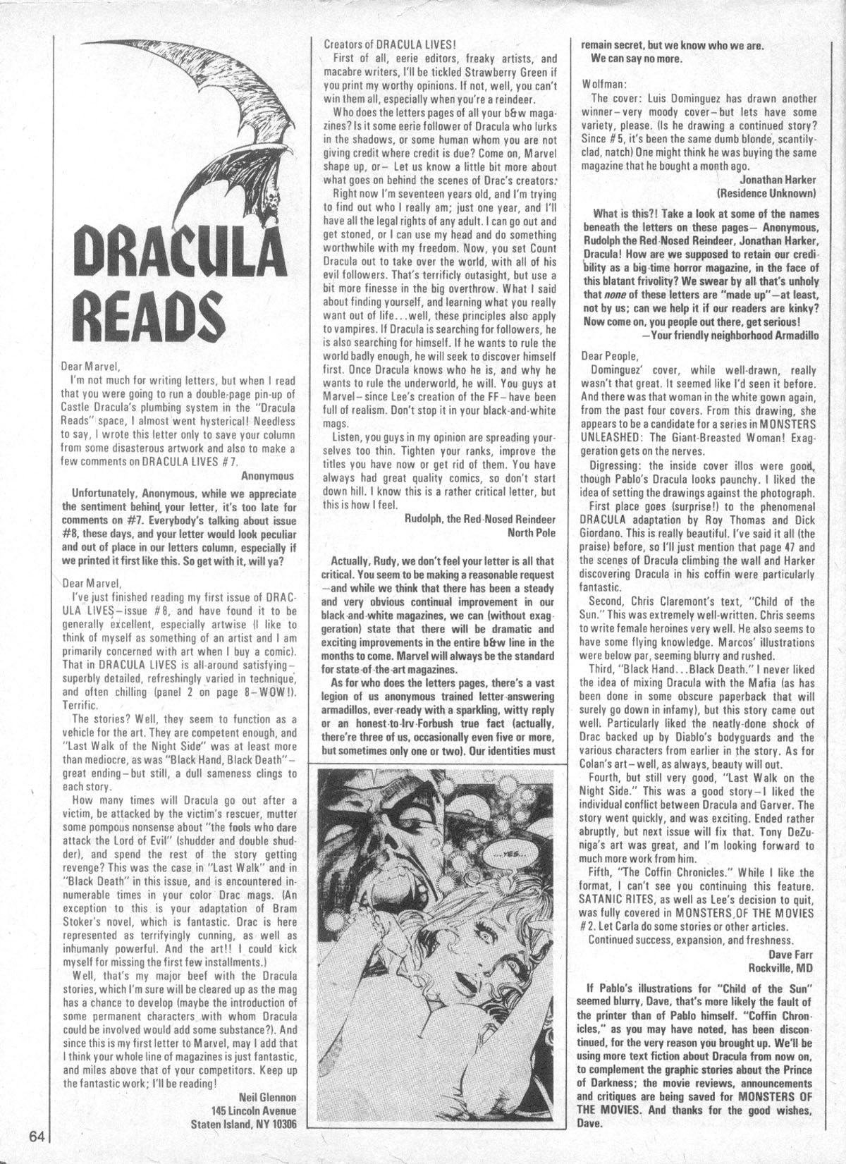 Read online Dracula Lives comic -  Issue #10 - 64