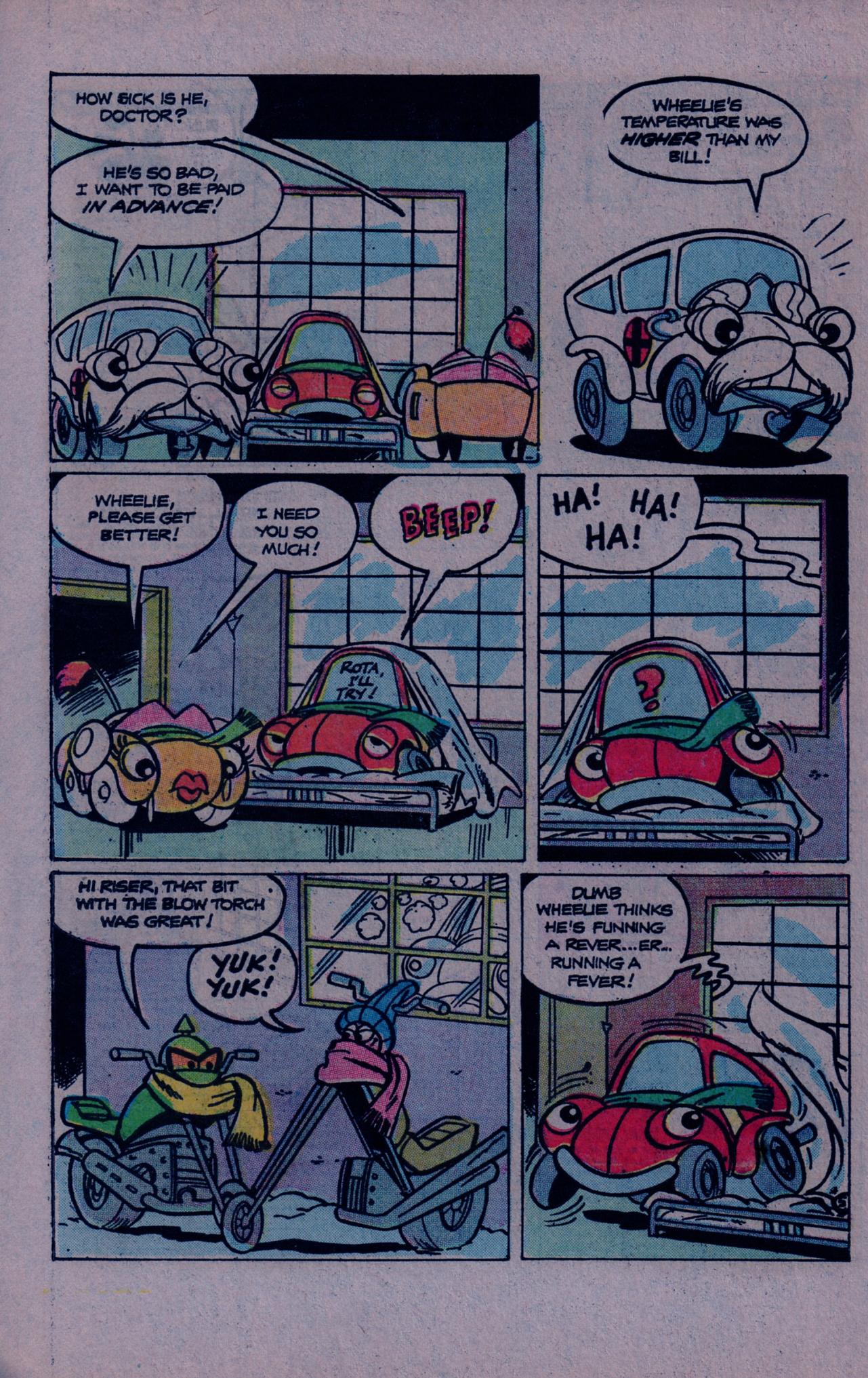 Read online Wheelie and the Chopper Bunch comic -  Issue #7 - 8