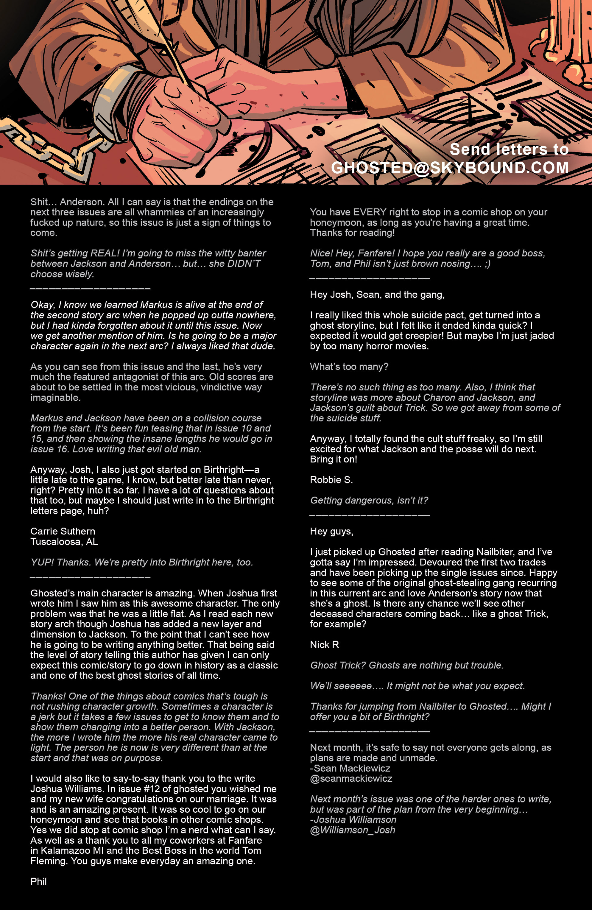 Read online Ghosted comic -  Issue #17 - 22
