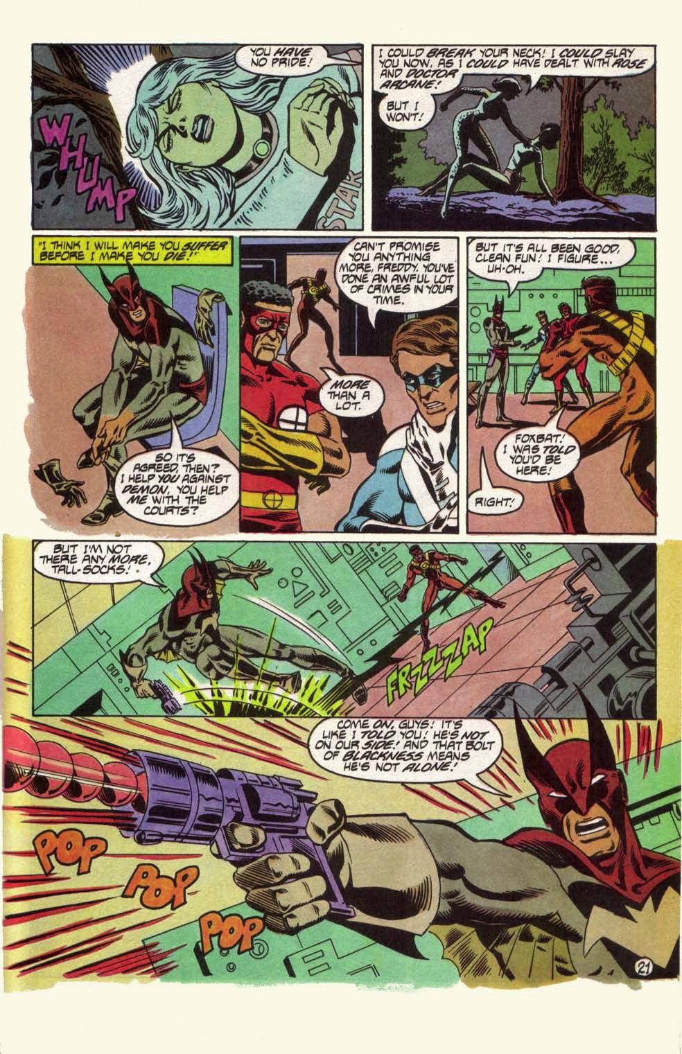 Read online Champions (1986) comic -  Issue #5 - 22