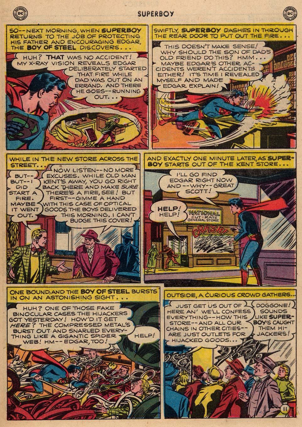 Read online Superboy (1949) comic -  Issue #14 - 45