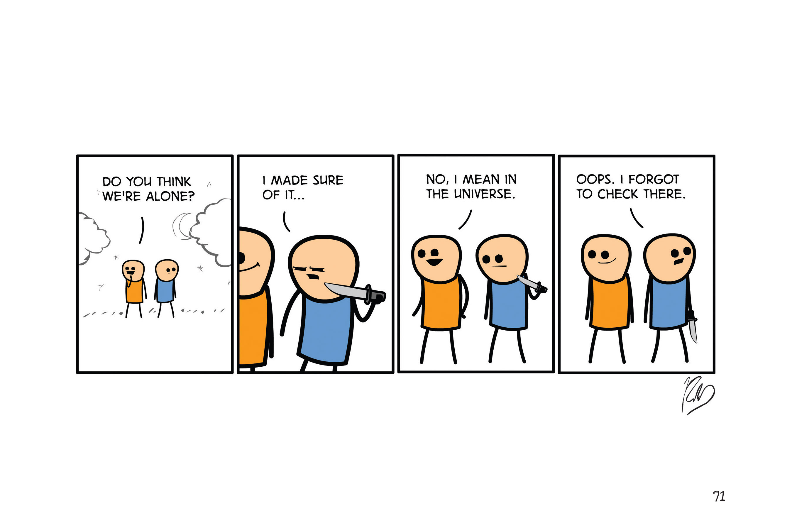 Read online Cyanide & Happiness: Stab Factory comic -  Issue # TPB - 71