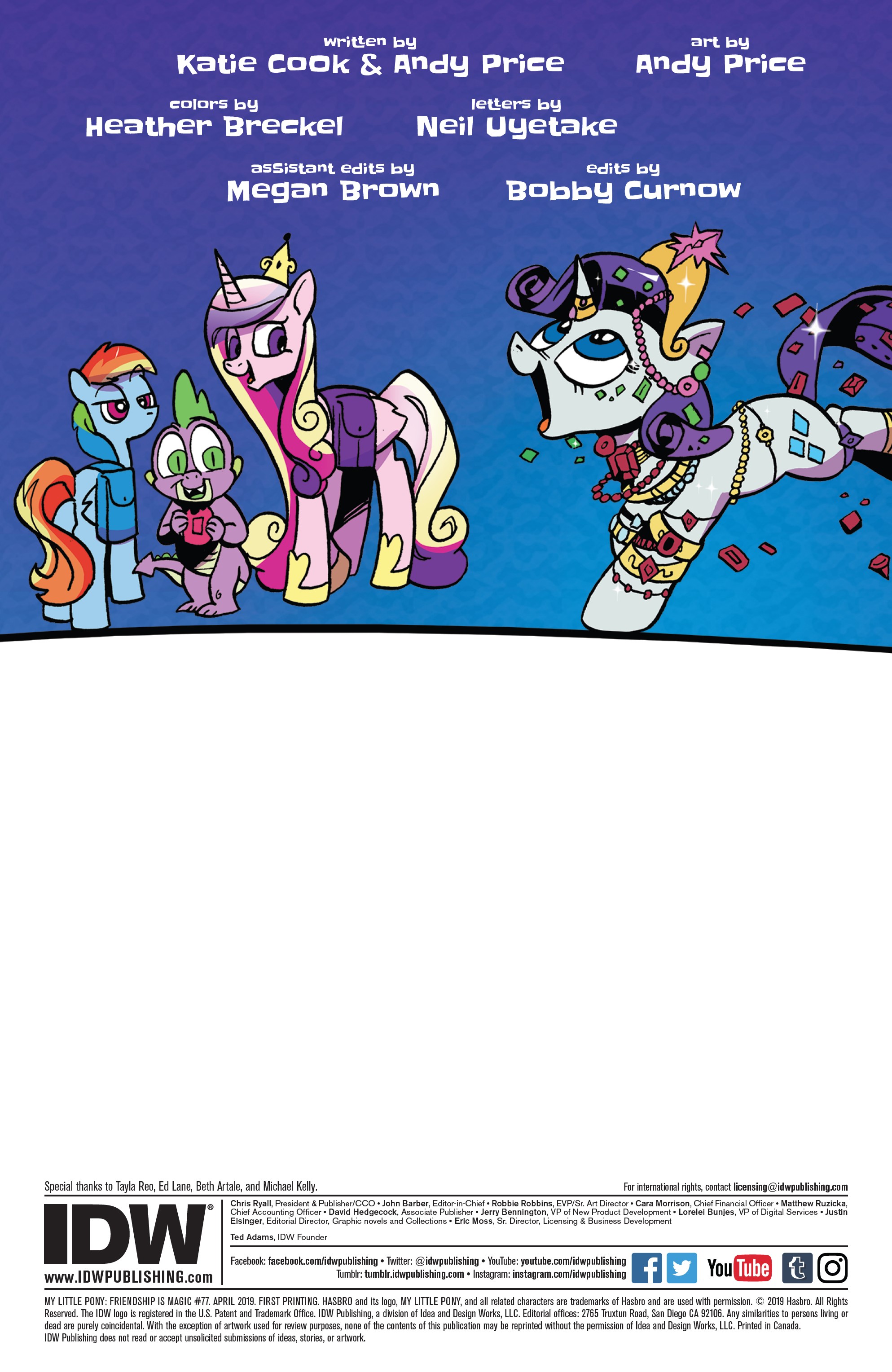 Read online My Little Pony: Friendship is Magic comic -  Issue #77 - 2