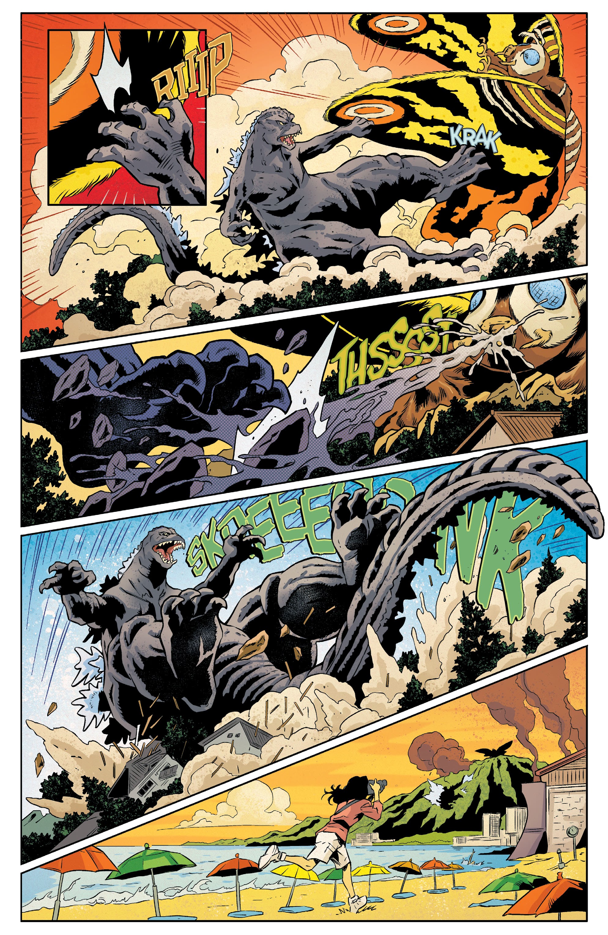 Read online Godzilla Rivals comic -  Issue # Vs. Mothra - 38