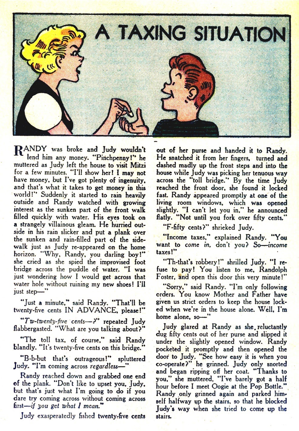 Read online A Date with Judy comic -  Issue #42 - 25