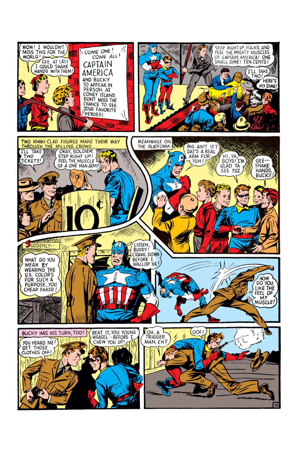 Read online Captain America Comics comic -  Issue #3 - 12