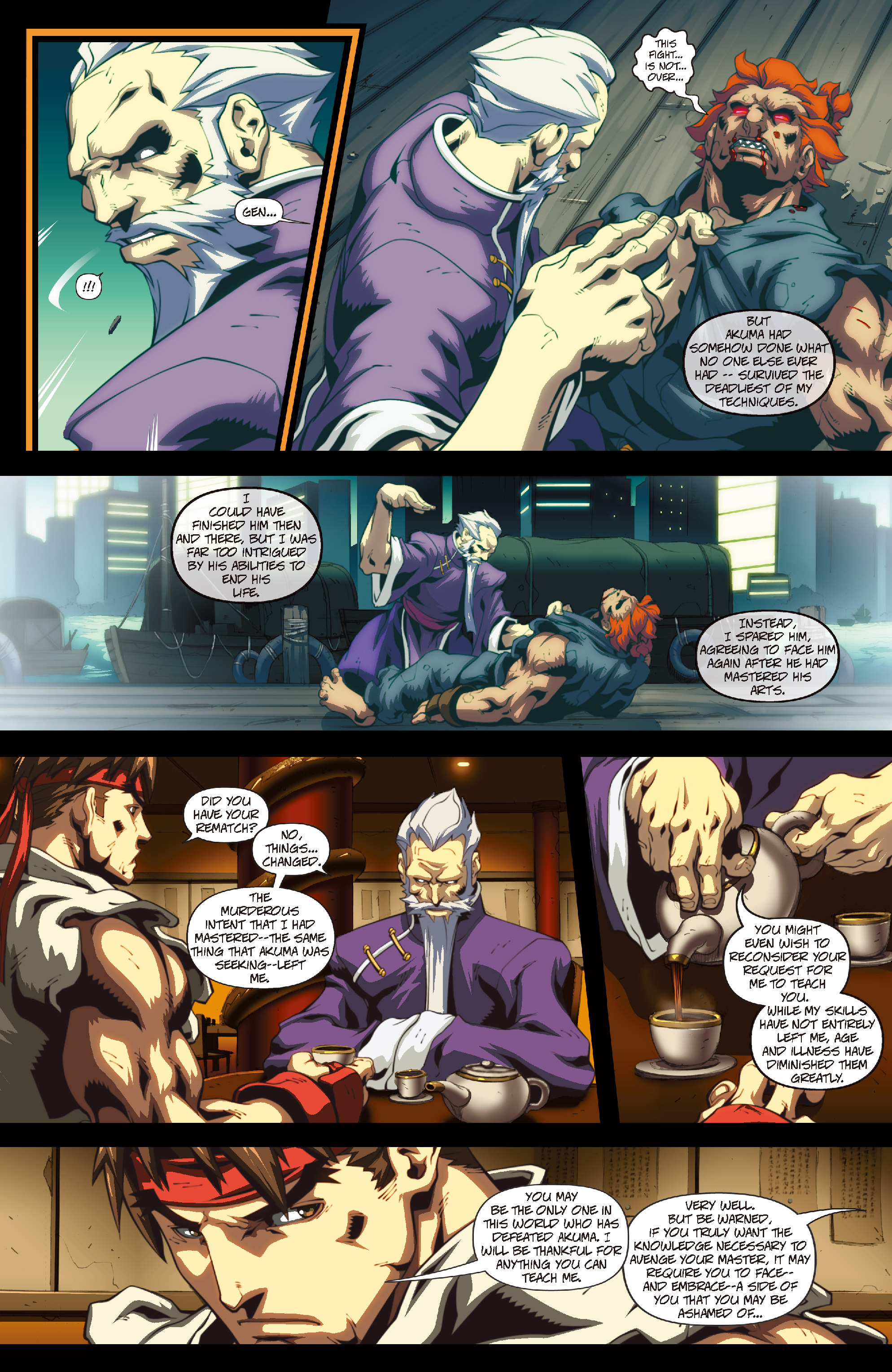 Read online Street Fighter II comic -  Issue #4 - 8