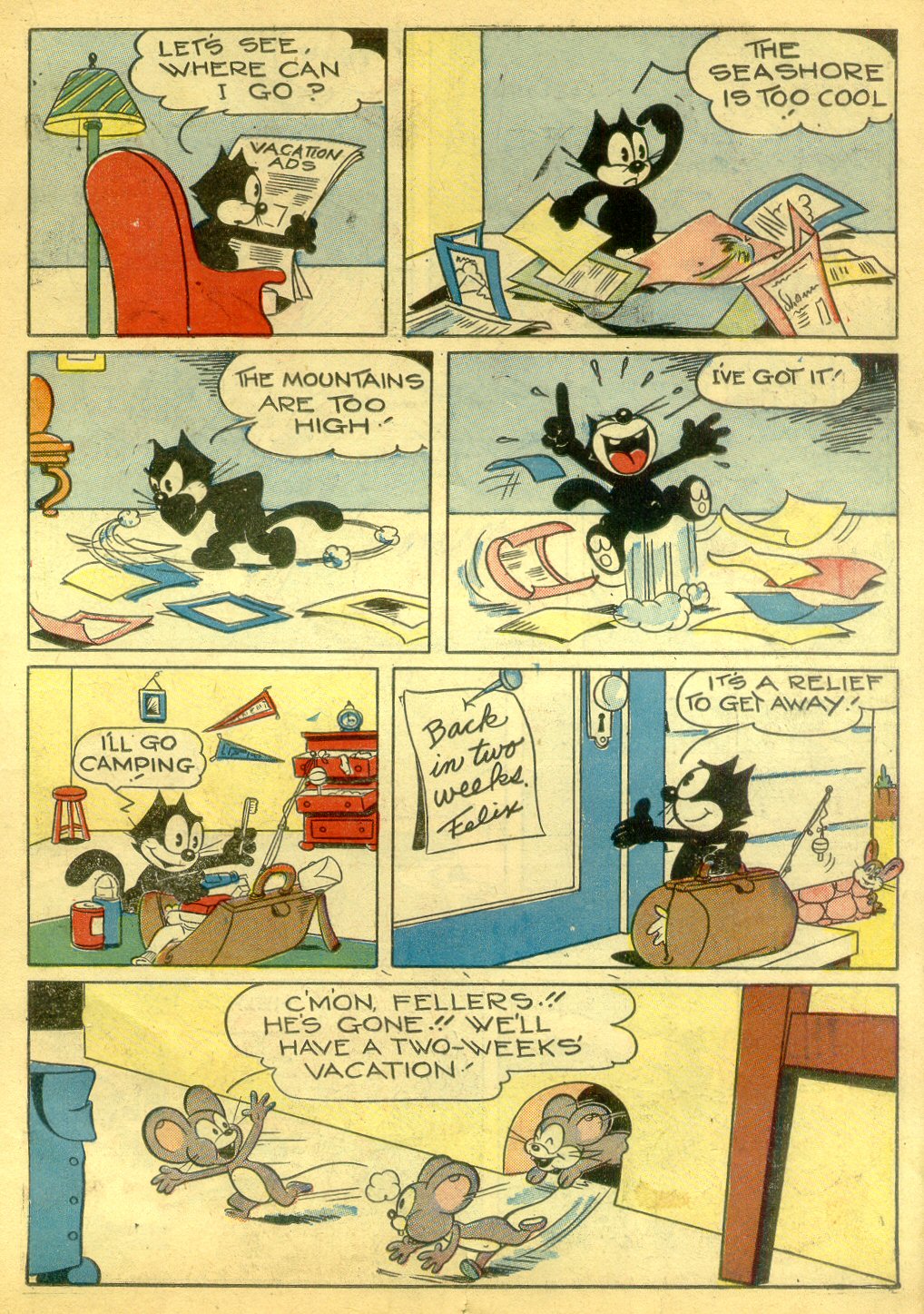 Read online Felix the Cat (1948) comic -  Issue #4 - 21