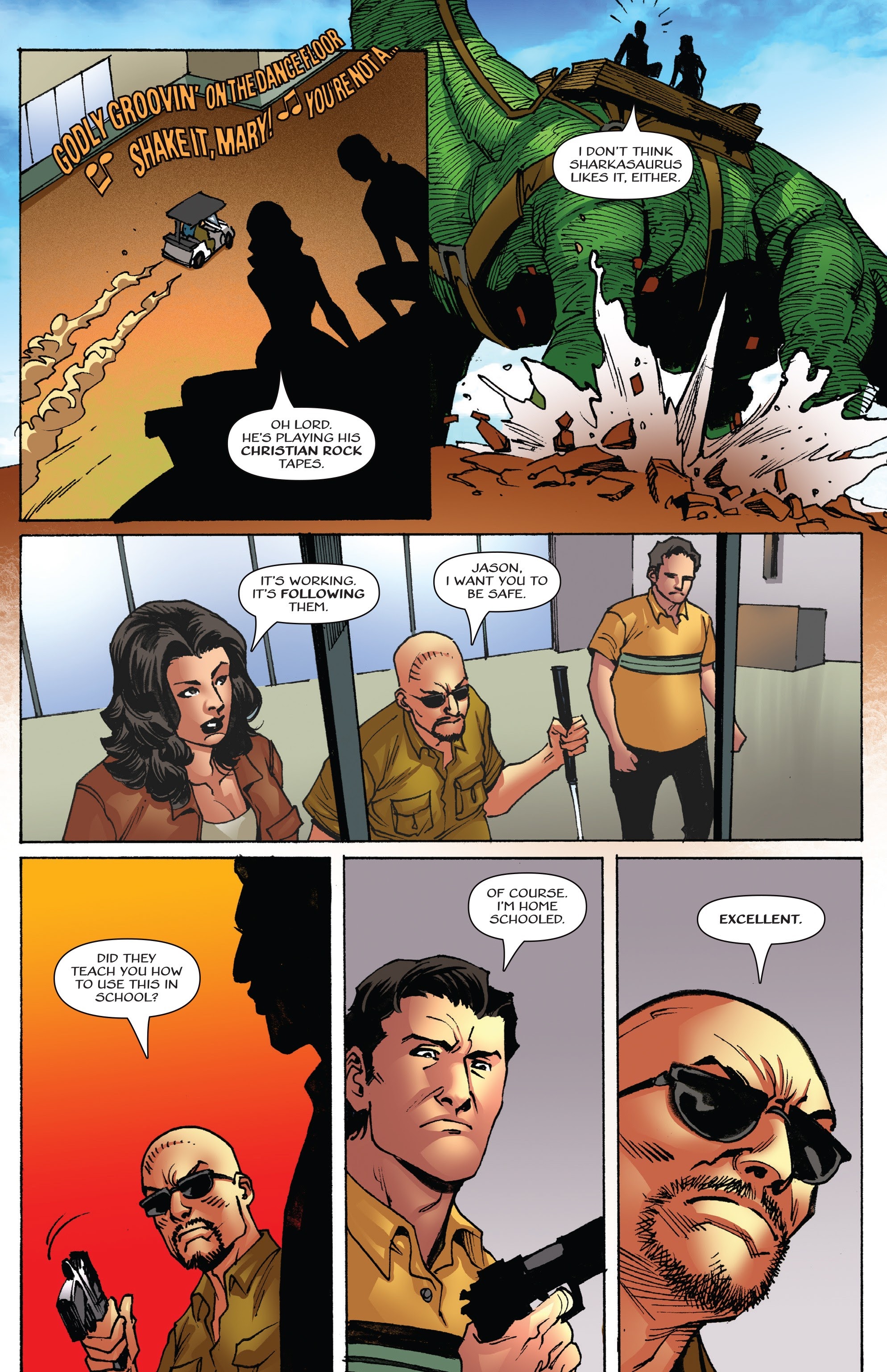 Read online Sharkasaurus comic -  Issue # TPB - 56