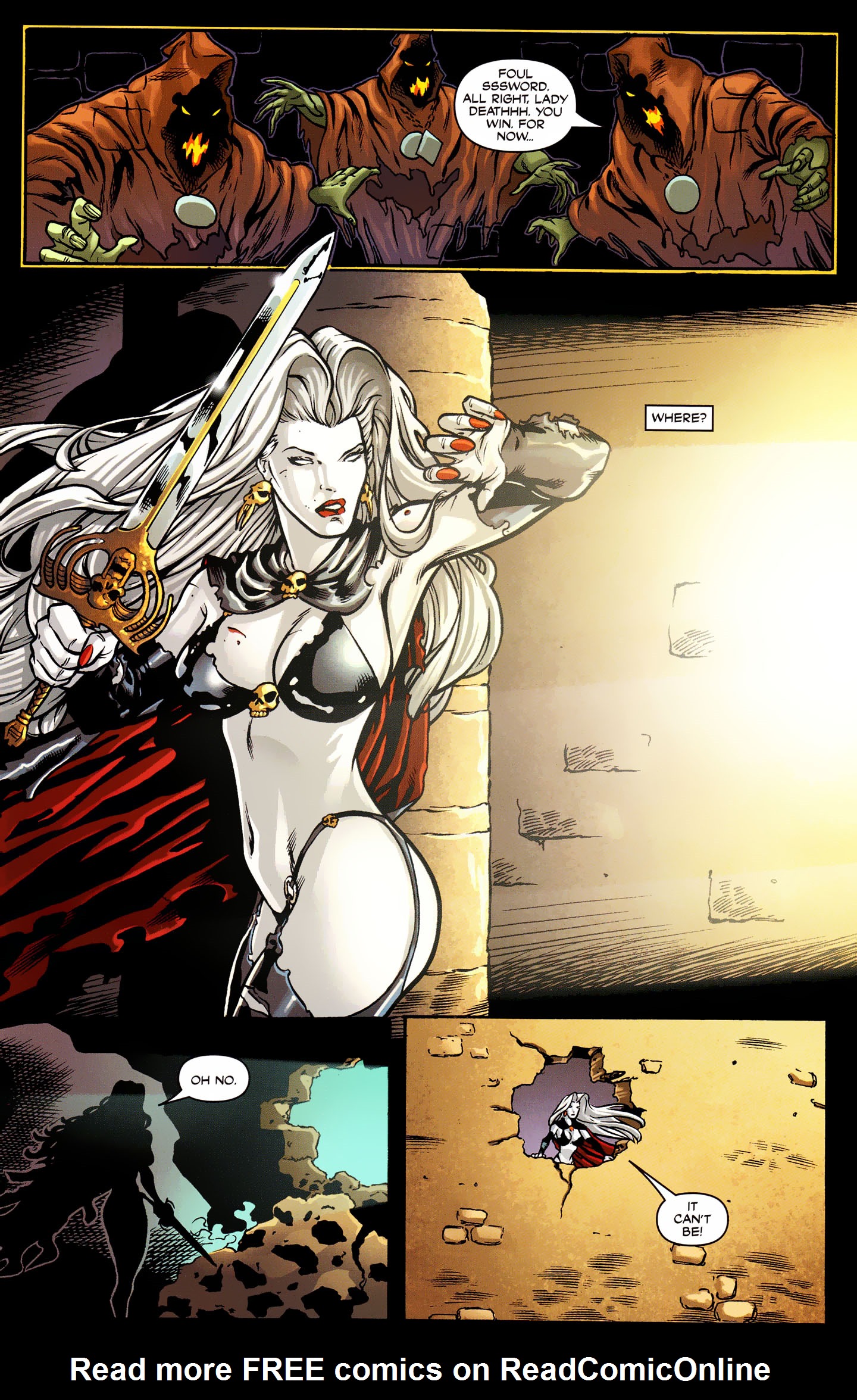 Read online Lady Death: Origins - Cursed comic -  Issue #1 - 31