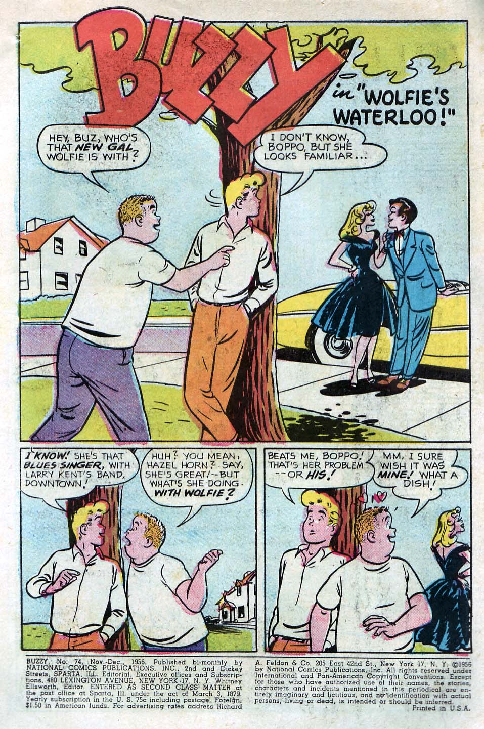 Read online Buzzy comic -  Issue #74 - 3