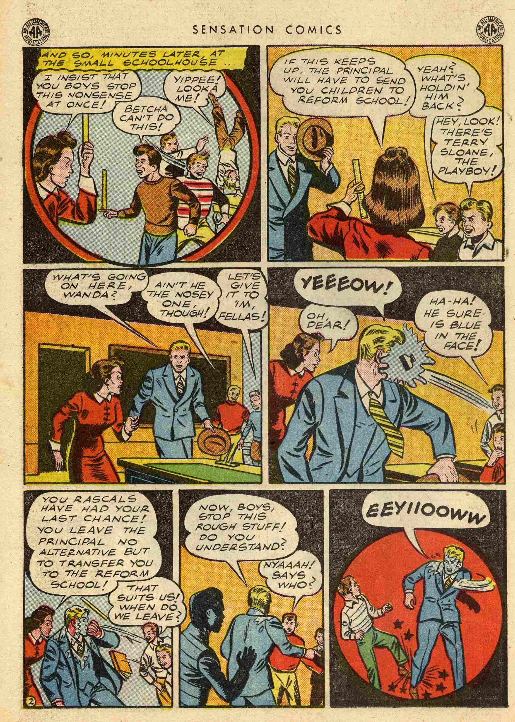 Read online Sensation (Mystery) Comics comic -  Issue #42 - 36