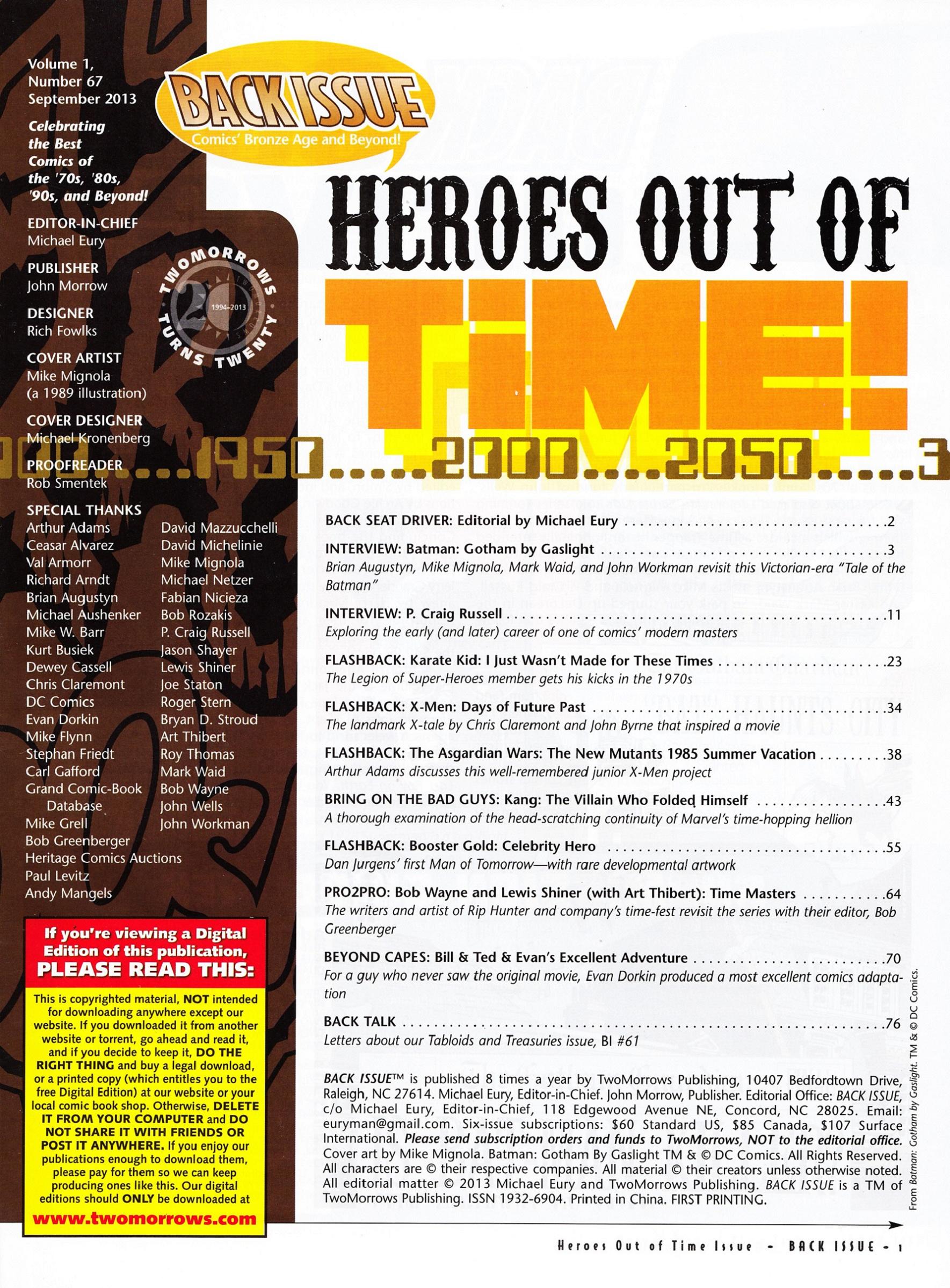 Read online Back Issue comic -  Issue #67 - 3