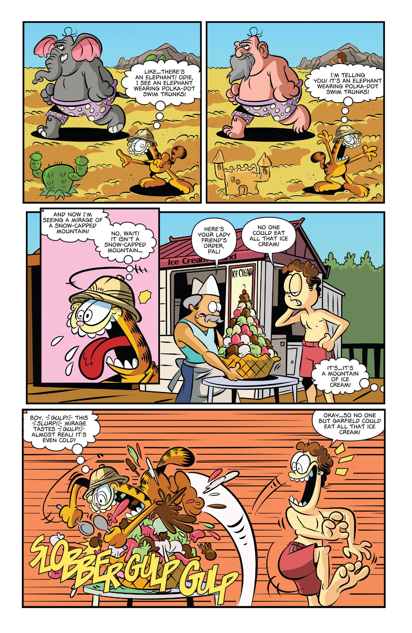 Read online Garfield 2018 Vacation Time Blues comic -  Issue # Full - 15