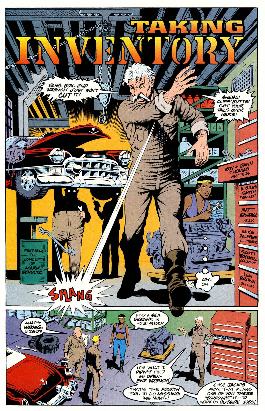 Read online Cadillacs and Dinosaurs comic -  Issue #9 - 24