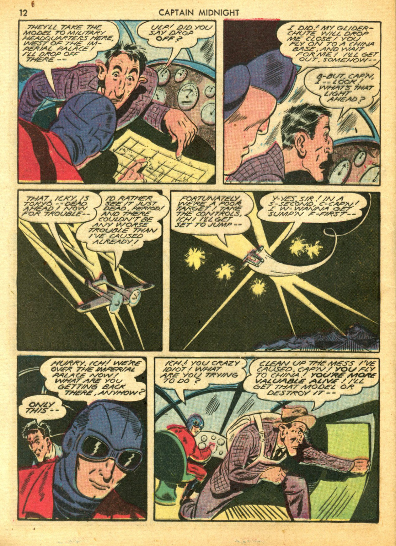 Read online Captain Midnight (1942) comic -  Issue #5 - 12