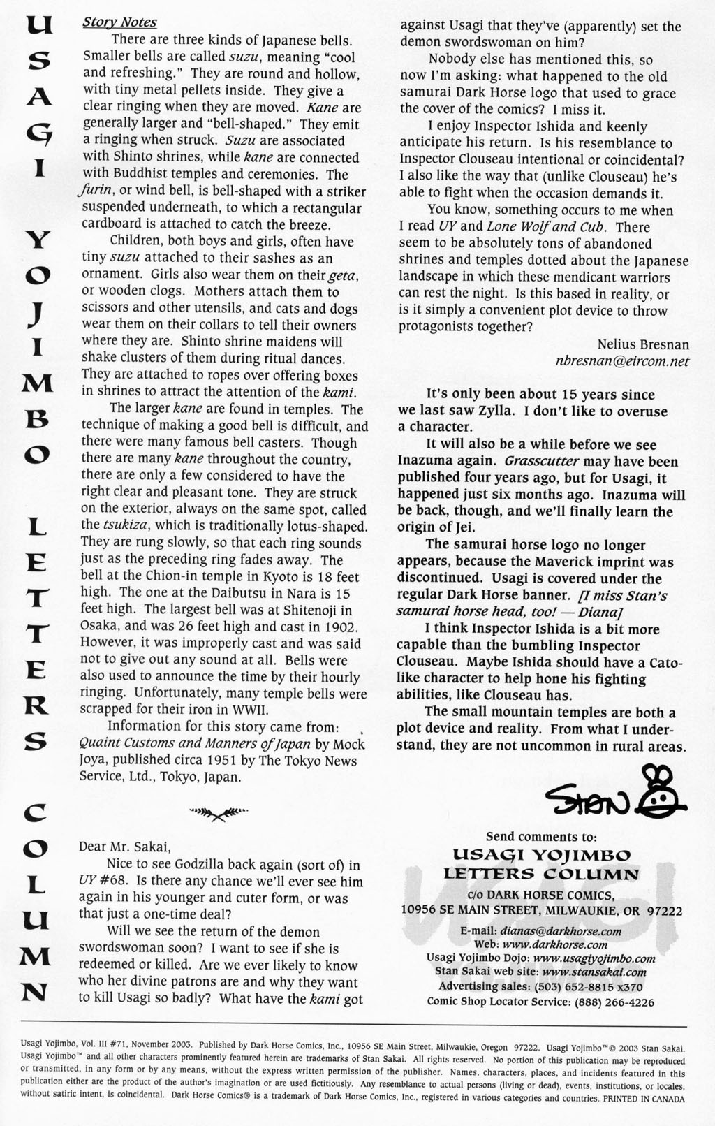 Read online Usagi Yojimbo (1996) comic -  Issue #71 - 27