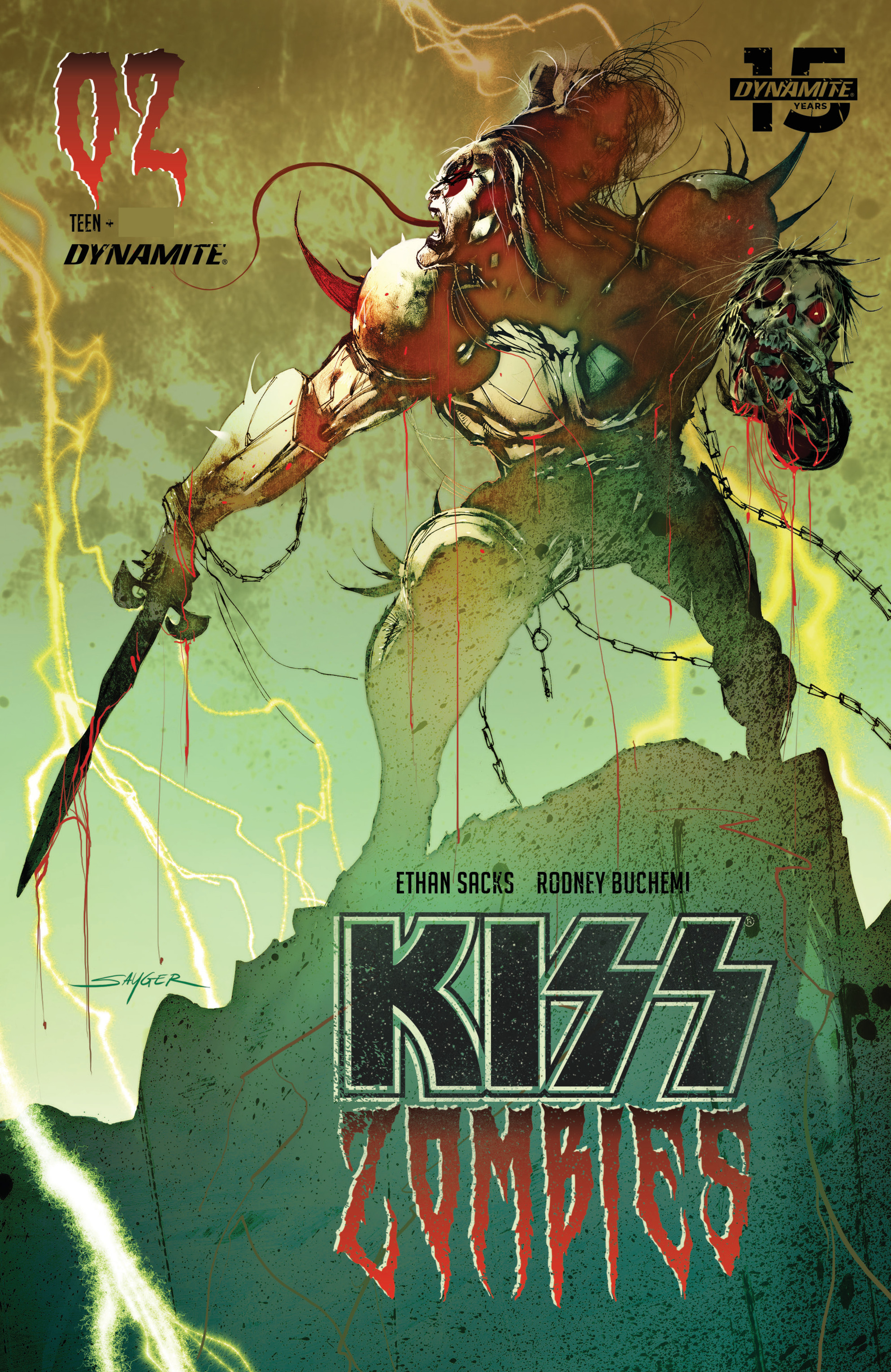 Read online Kiss: Zombies comic -  Issue #2 - 2