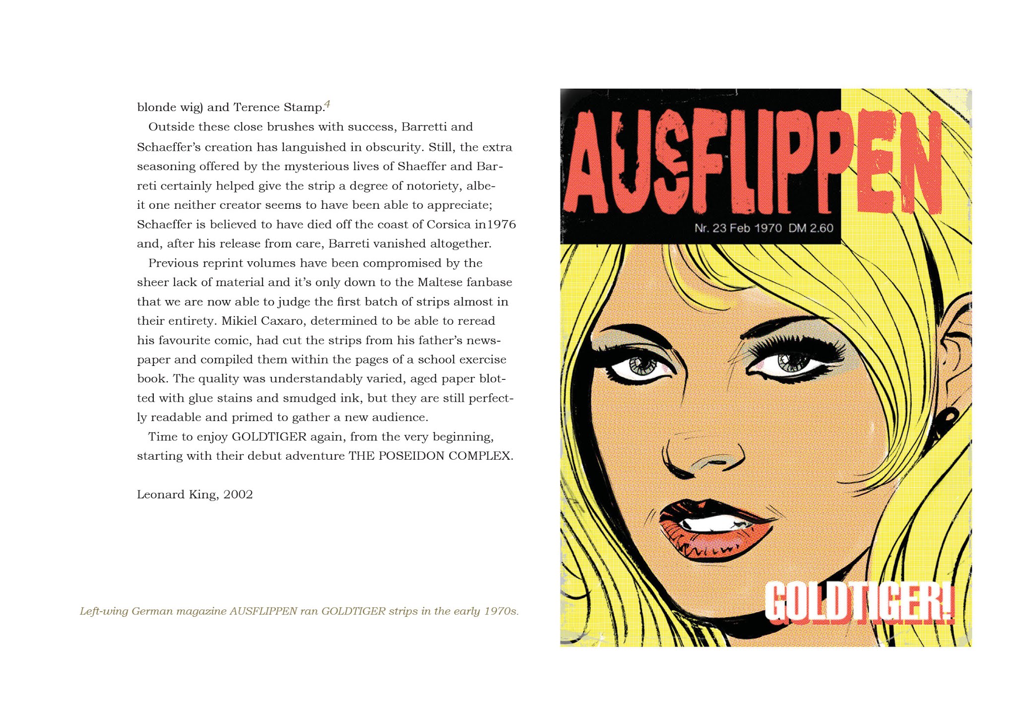 Read online Goldtiger comic -  Issue # TPB - 19