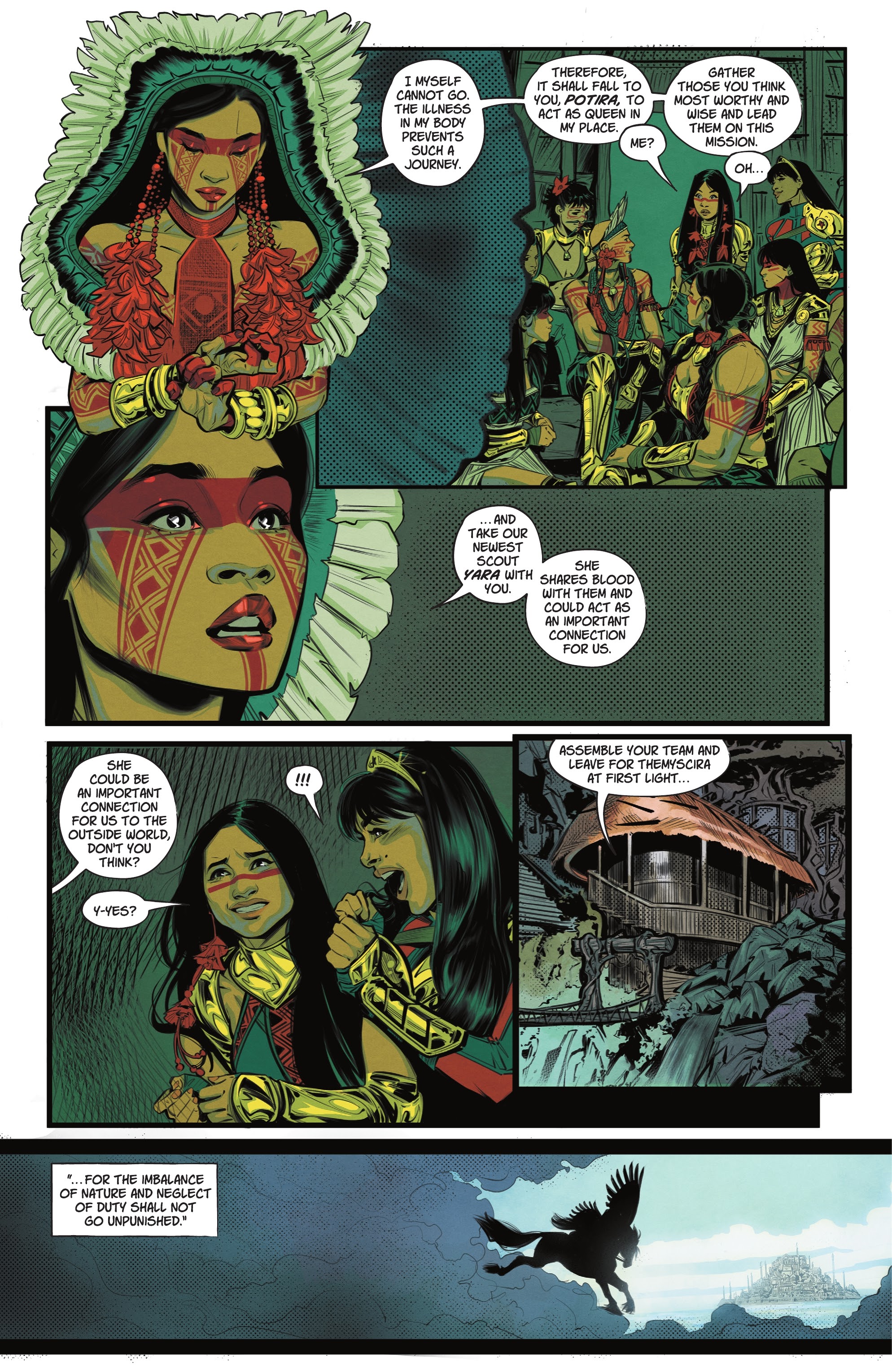 Read online Trial of the Amazons: Wonder Girl comic -  Issue #1 - 9