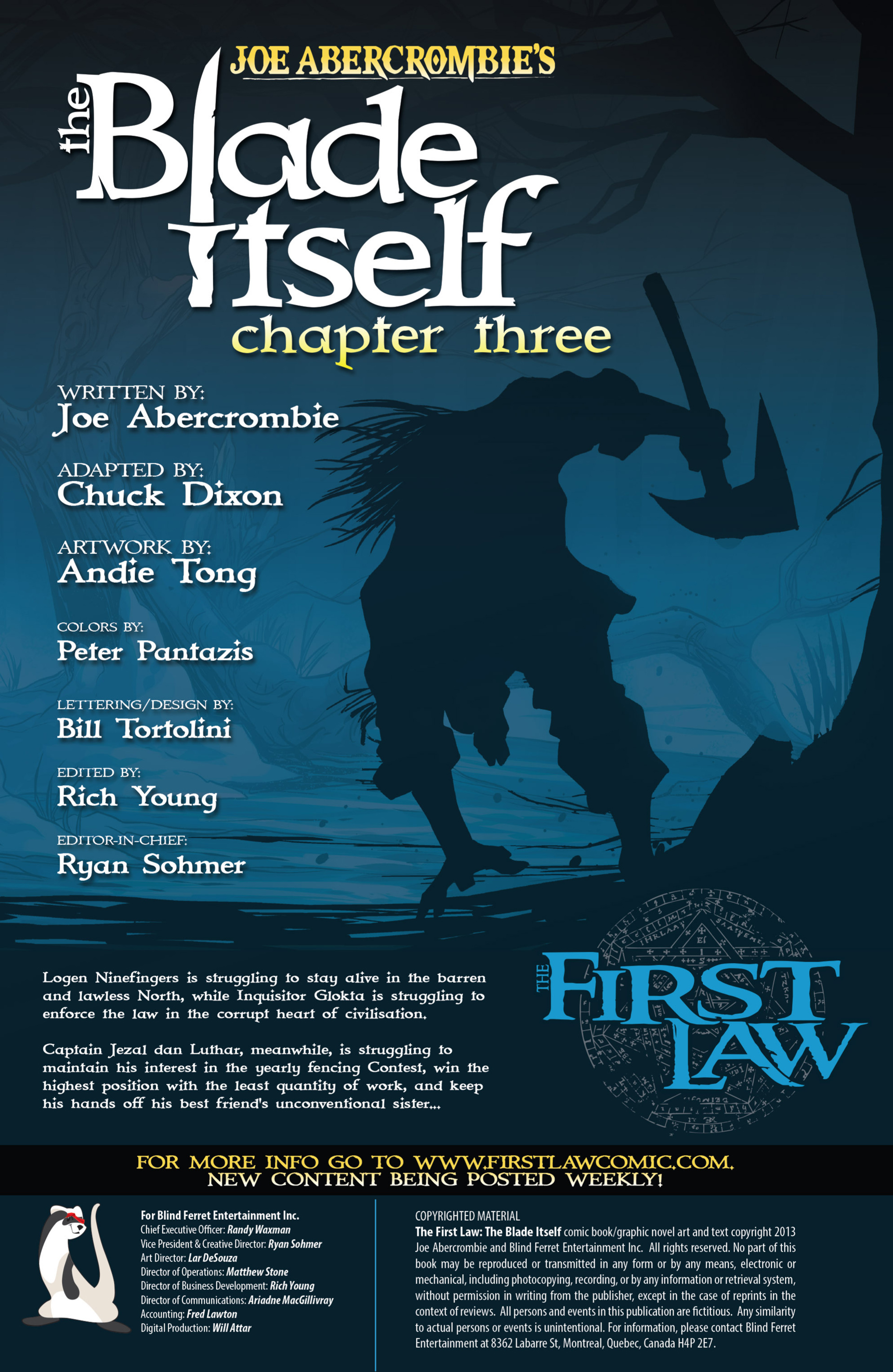 Read online The First Law: The Blade Itself comic -  Issue #3 - 2