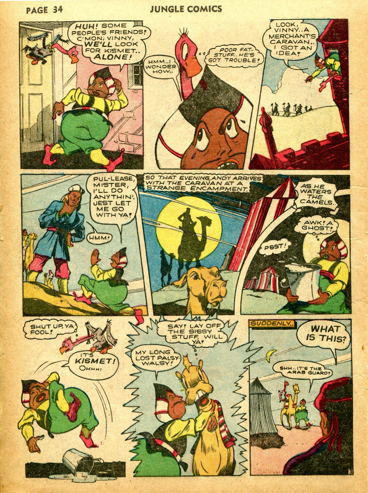Read online Jungle Comics comic -  Issue #32 - 37