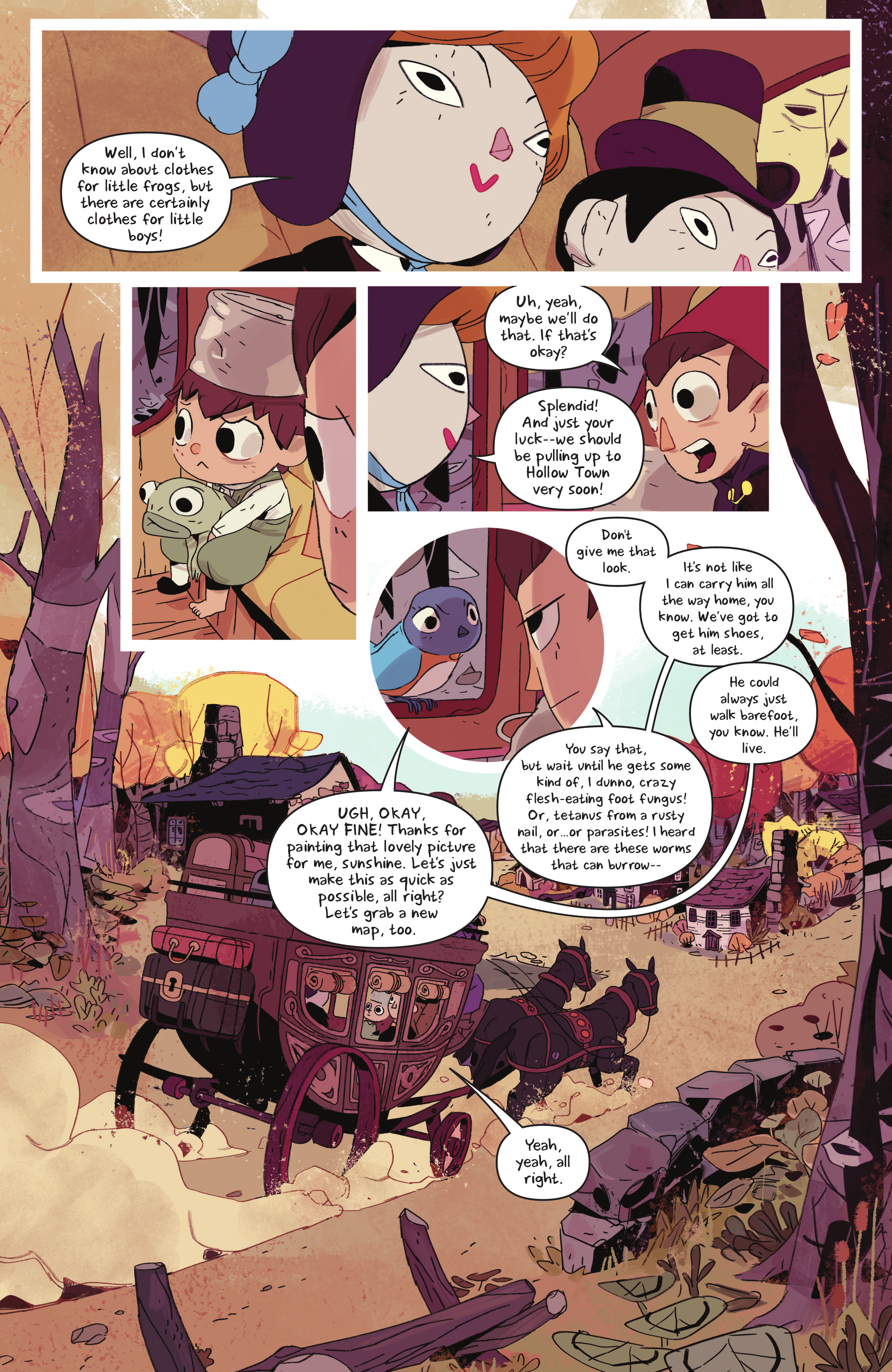 Read online Over the Garden Wall: Hollow Town comic -  Issue # TPB - 15
