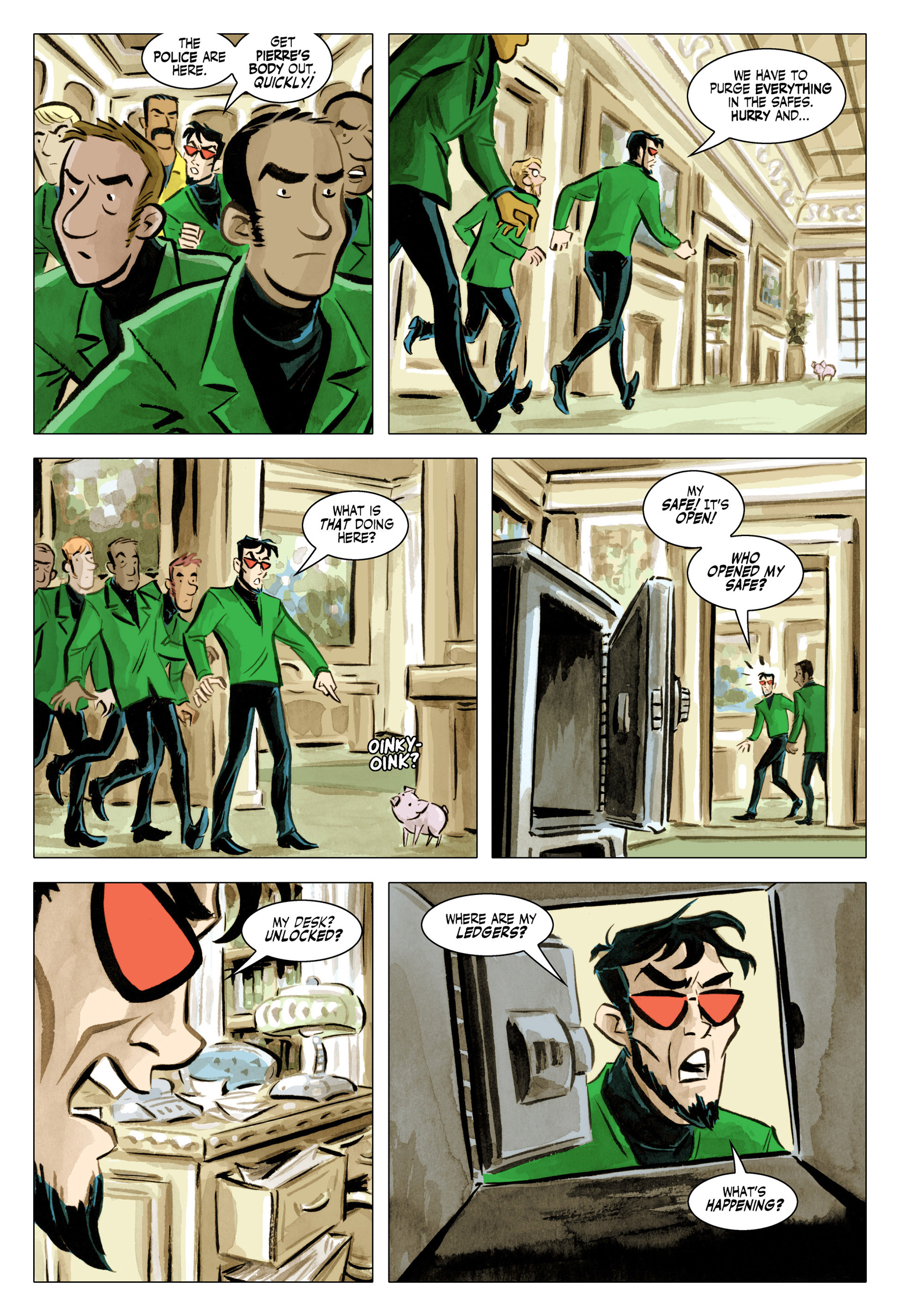 Read online Bandette (2012) comic -  Issue #8 - 12