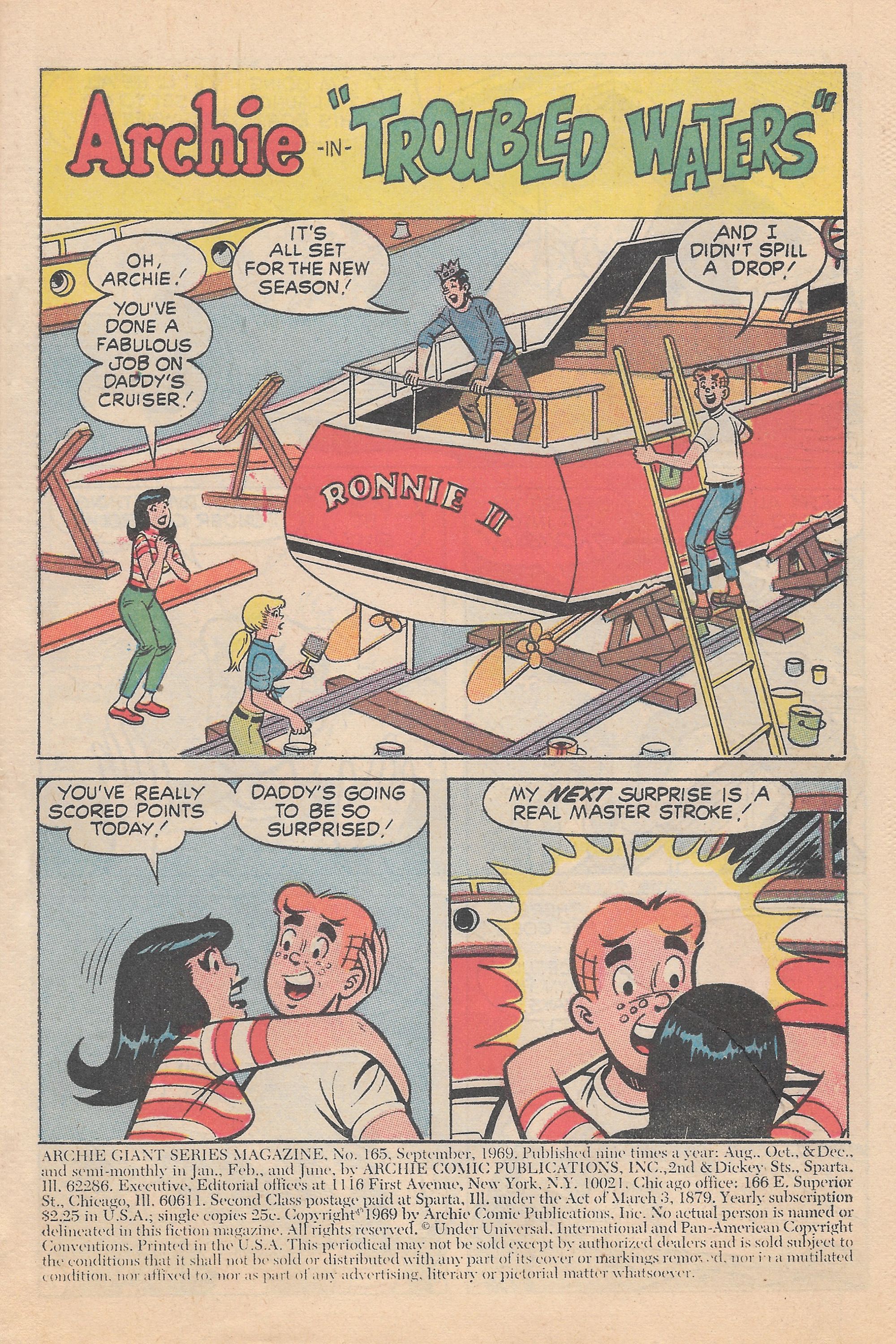 Read online Archie Giant Series Magazine comic -  Issue #165 - 3