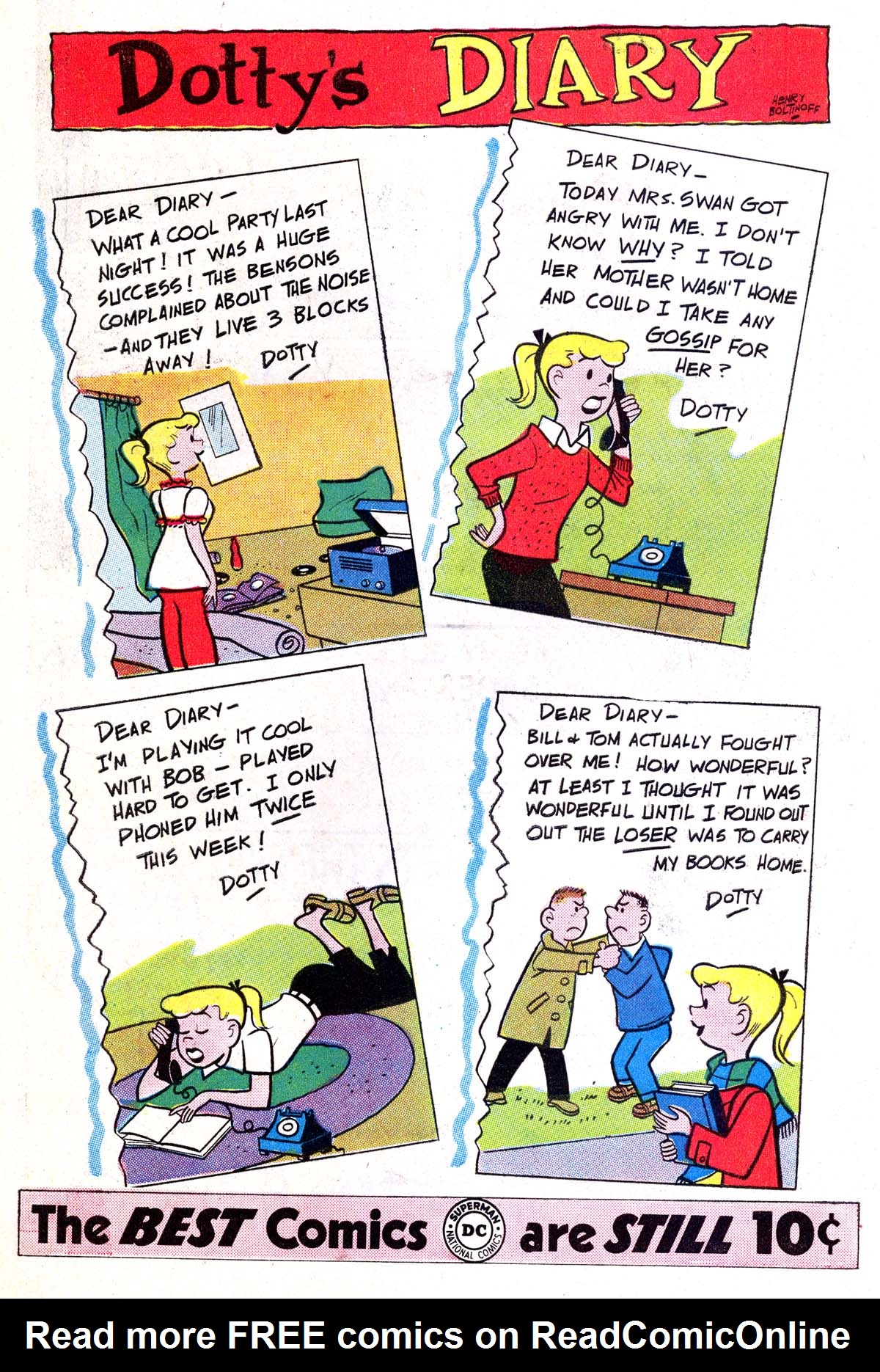 Read online Many Loves of Dobie Gillis comic -  Issue #8 - 22