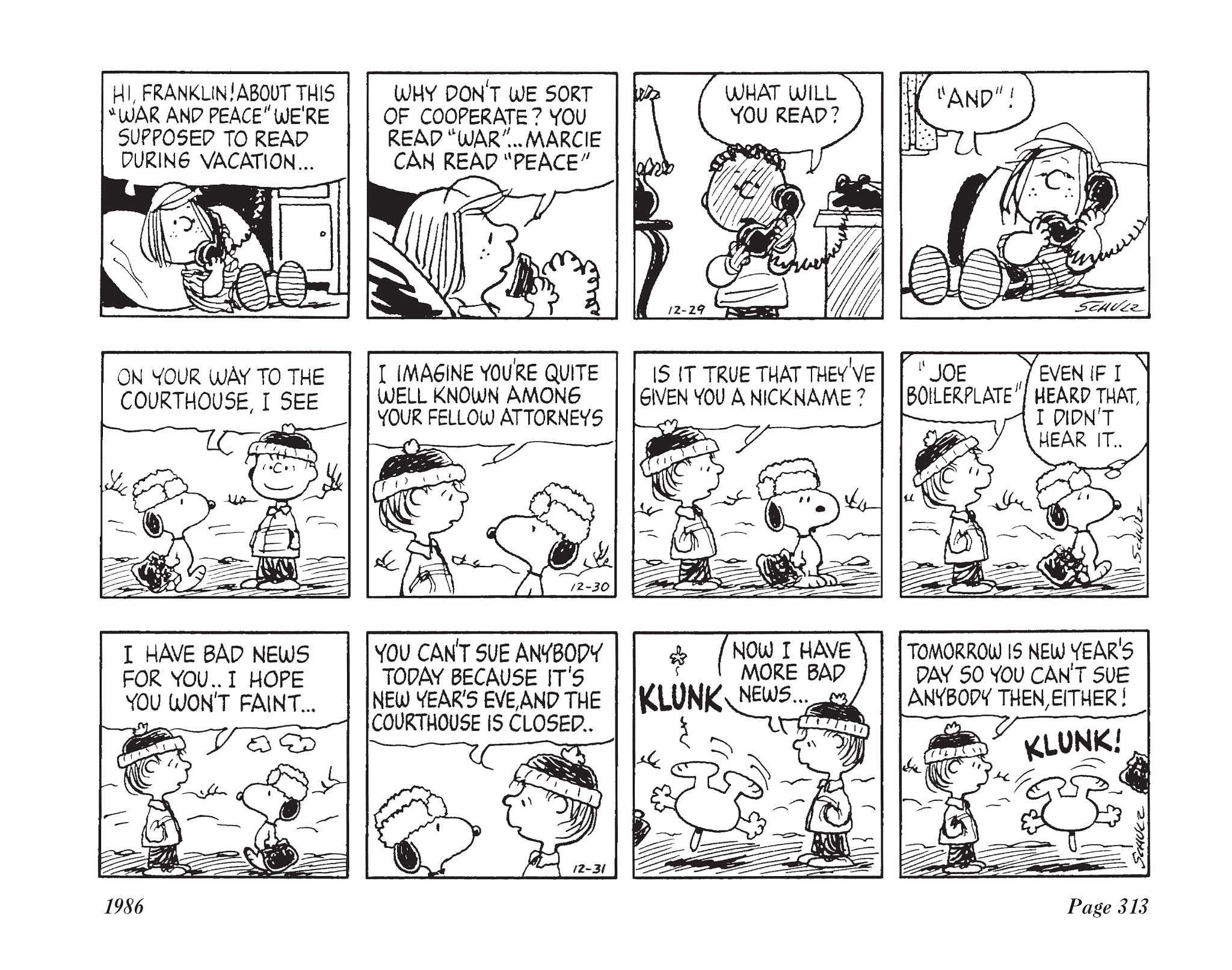 Read online The Complete Peanuts comic -  Issue # TPB 18 - 325