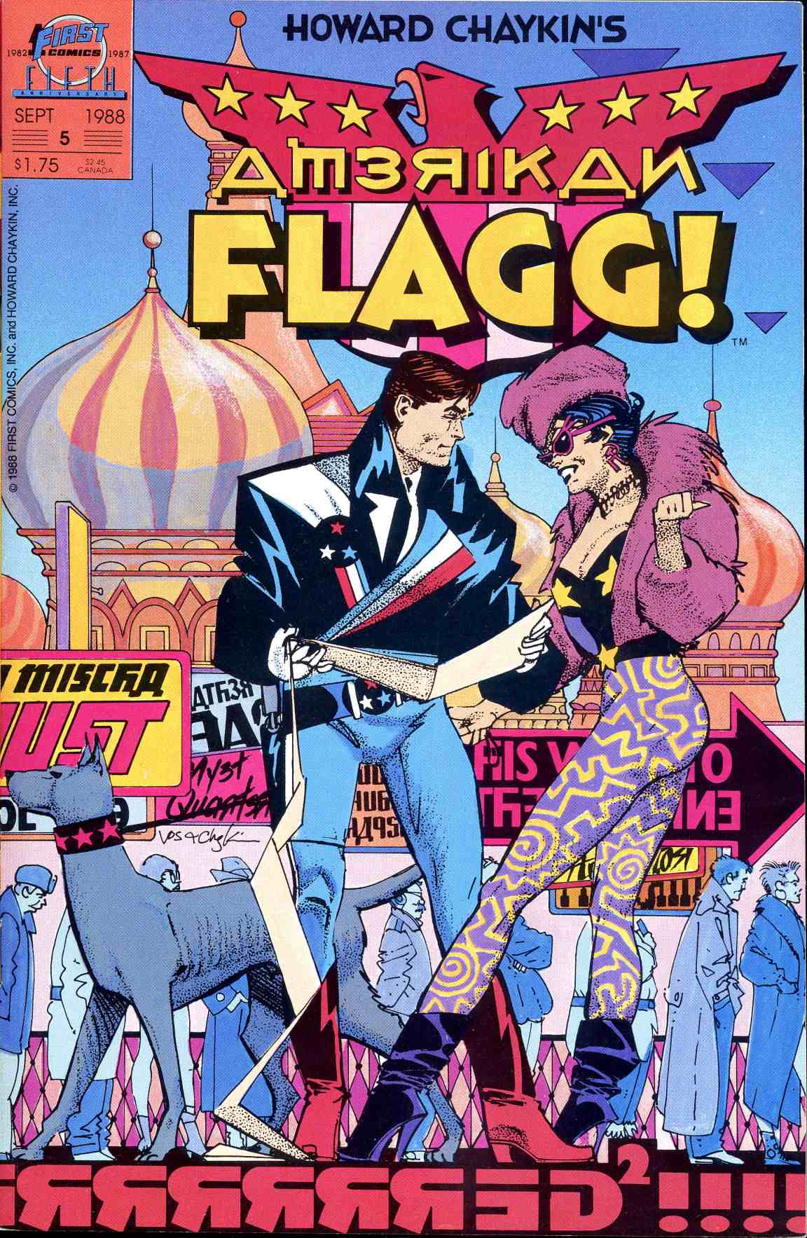 Read online Howard Chaykin's American Flagg comic -  Issue #5 - 1