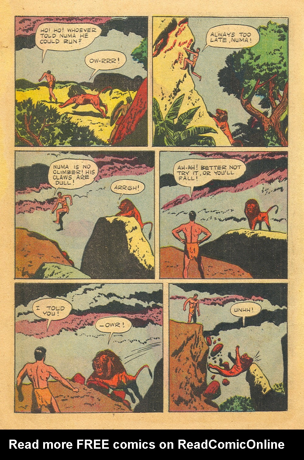 Read online Tarzan (1948) comic -  Issue #11 - 6