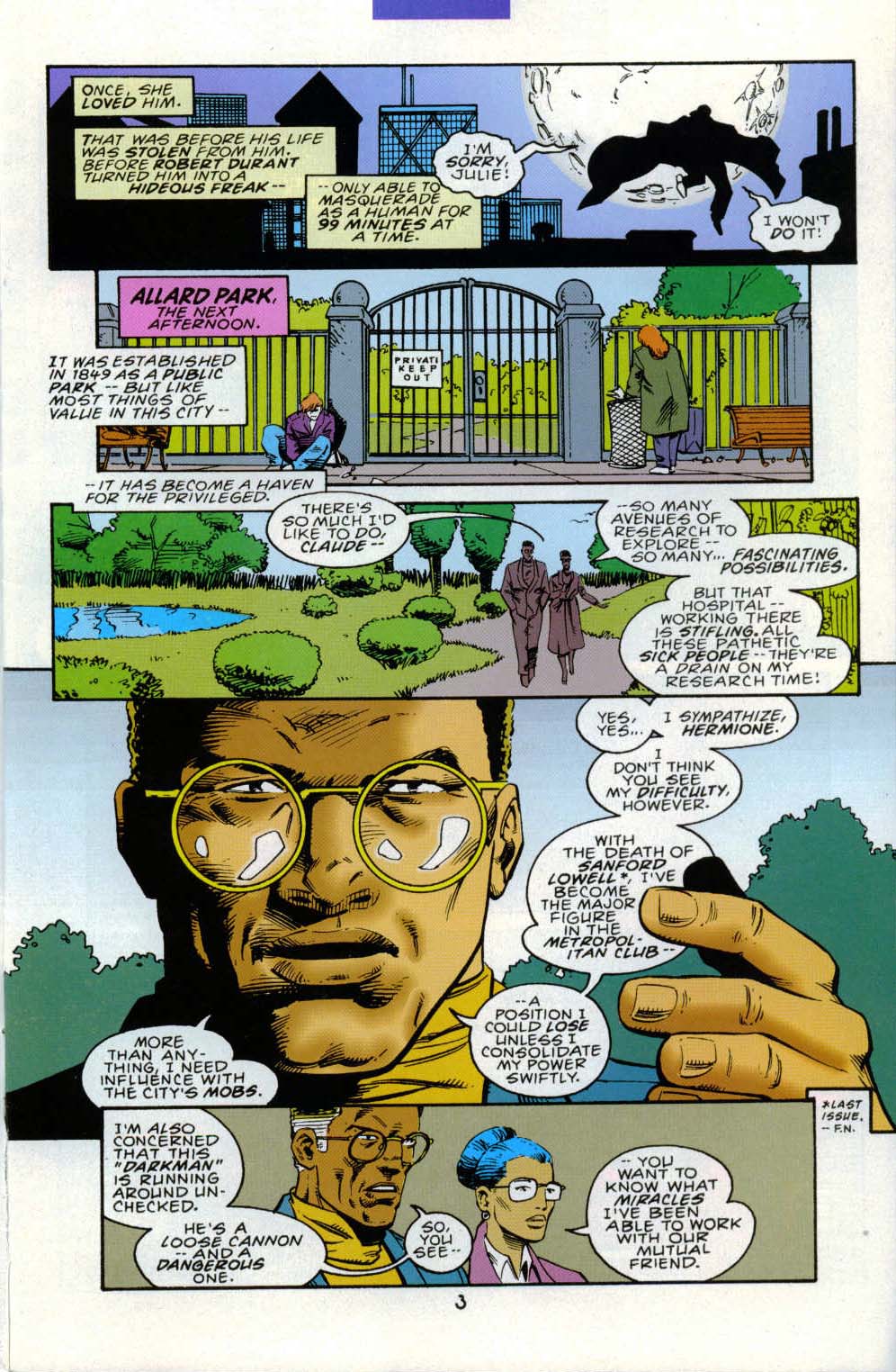 Read online Darkman (1993) comic -  Issue #4 - 4