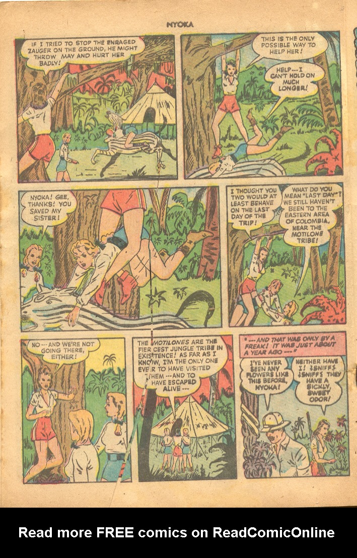 Read online Nyoka the Jungle Girl (1945) comic -  Issue #28 - 6
