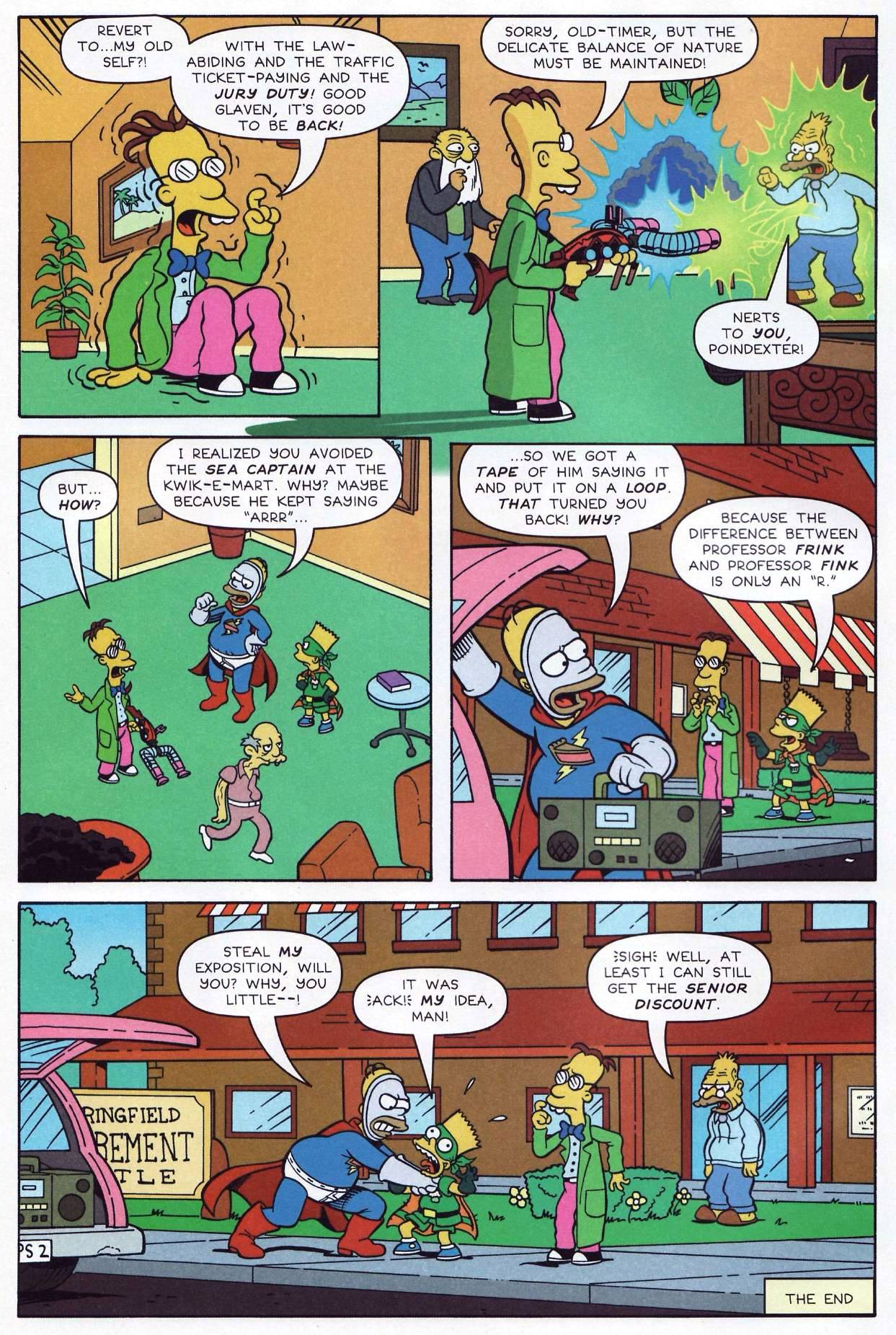 Read online Bongo Comics Presents Simpsons Super Spectacular comic -  Issue #5 - 16
