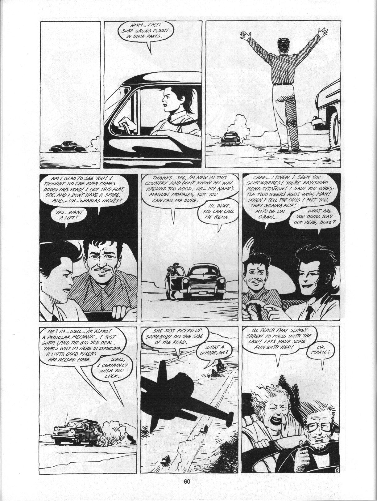 Read online Love and Rockets (1982) comic -  Issue #3 - 62