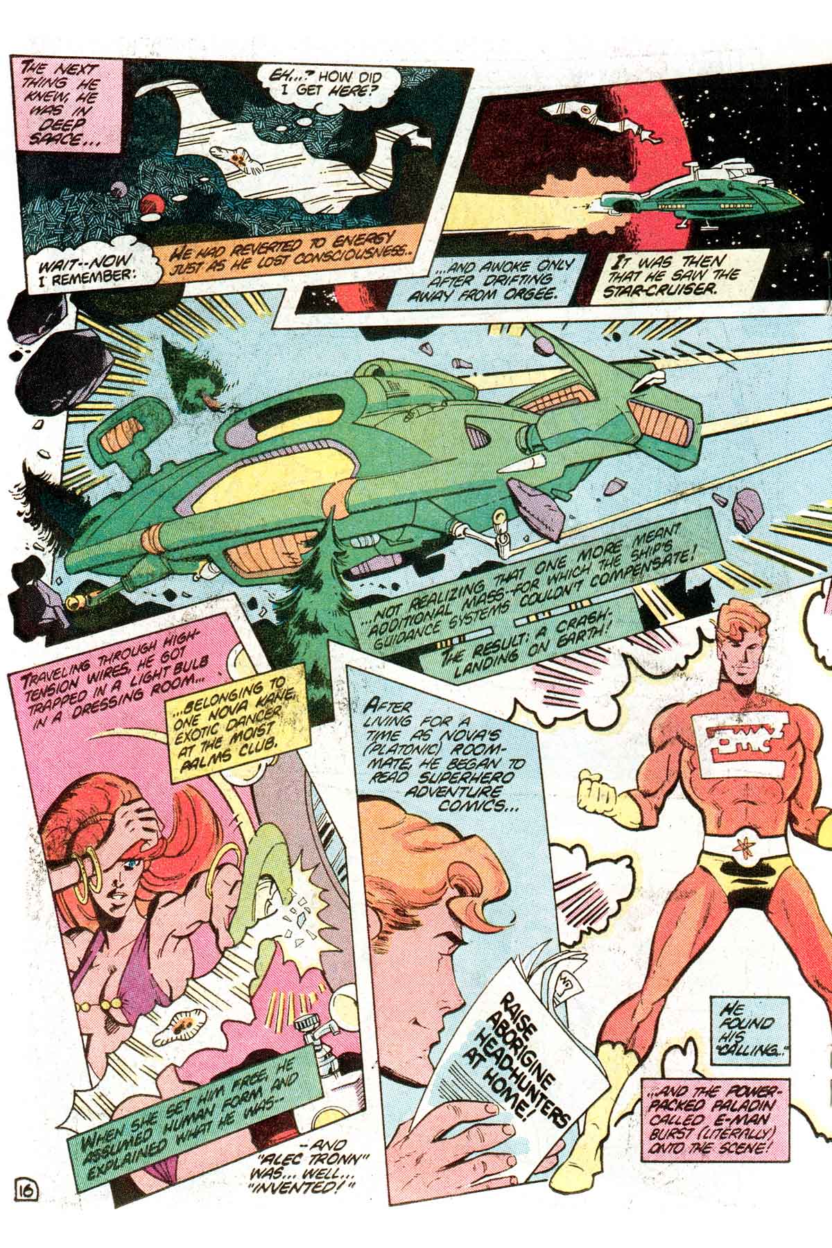 Read online E-Man (1983) comic -  Issue #6 - 19