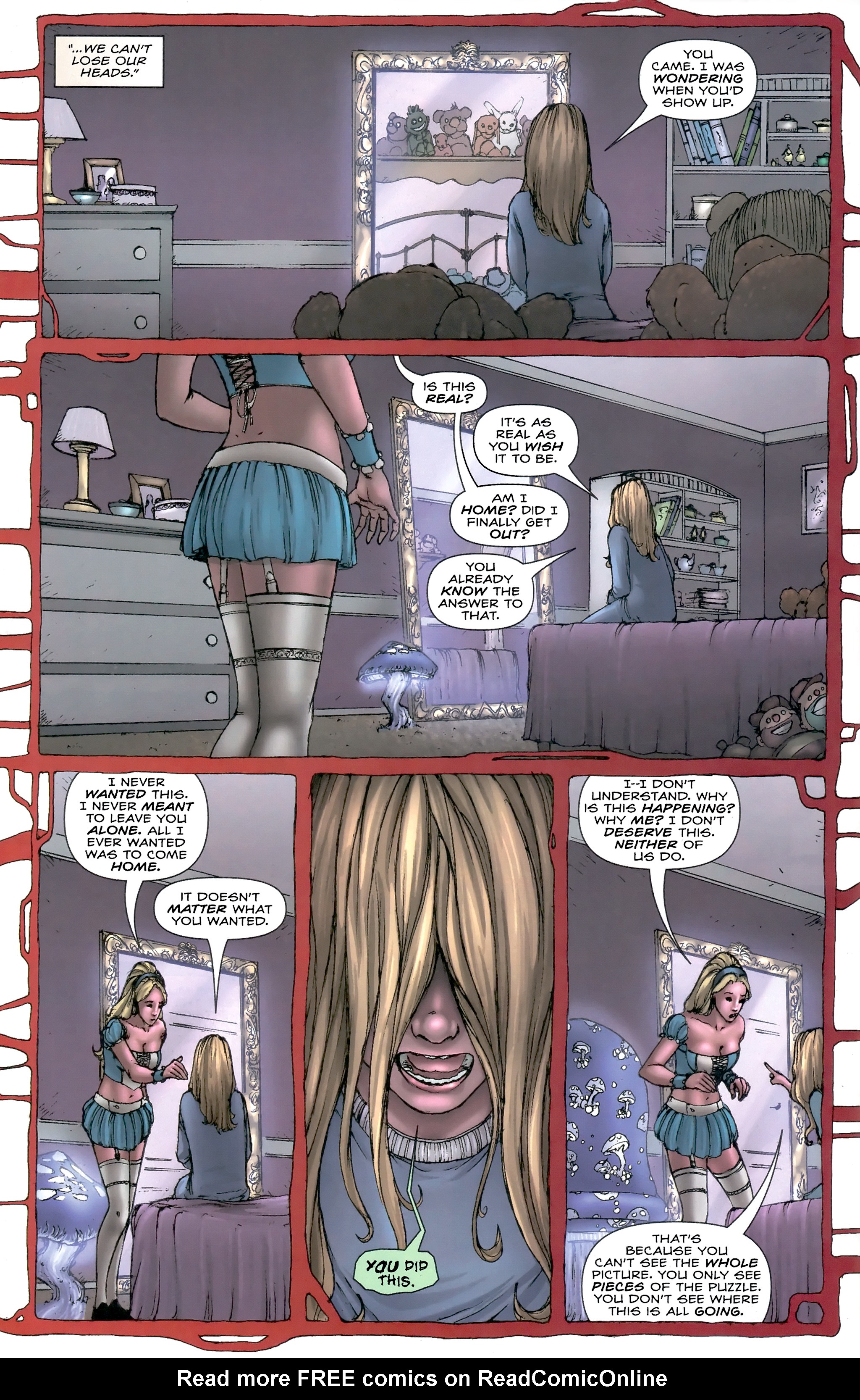 Read online Grimm Fairy Tales presents Alice in Wonderland comic -  Issue #4 - 6