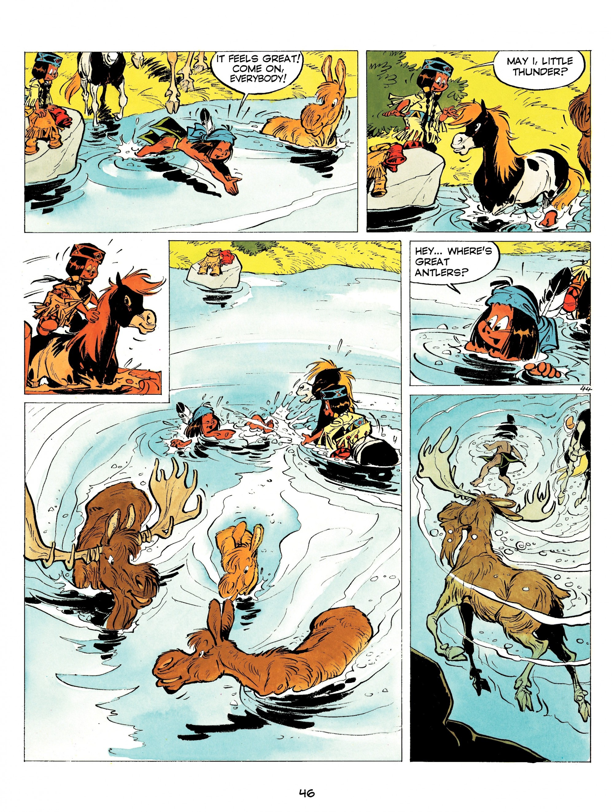 Read online Yakari comic -  Issue #7 - 46