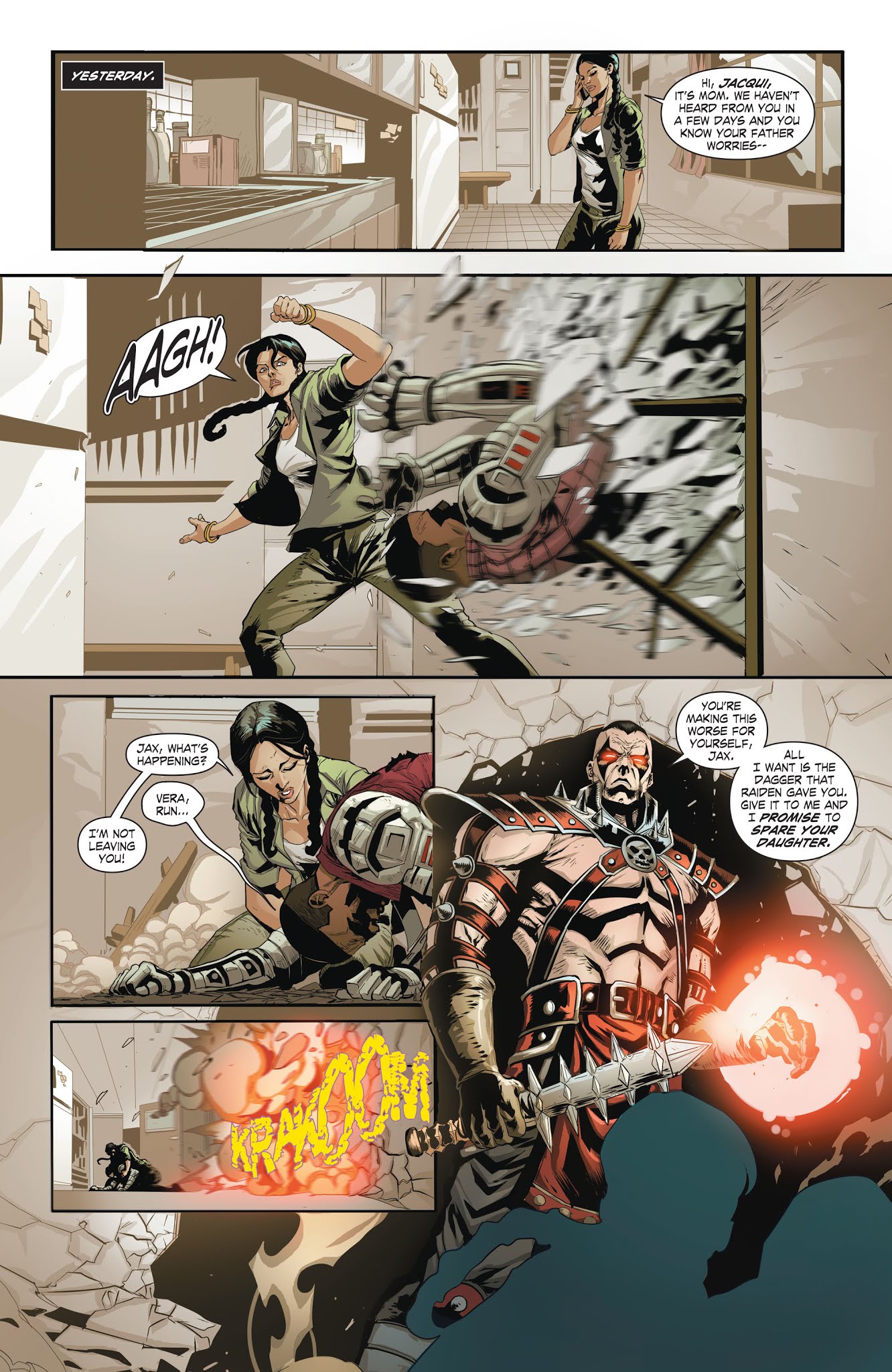 Read online Mortal Kombat X [I] comic -  Issue # _TPB 2 - 79