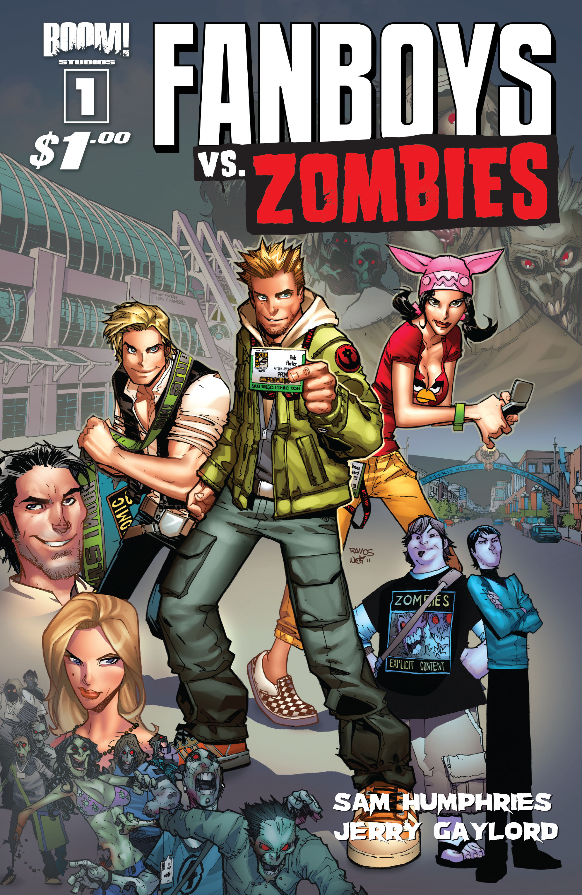 Read online Fanboys vs. Zombies comic -  Issue #1 - 1