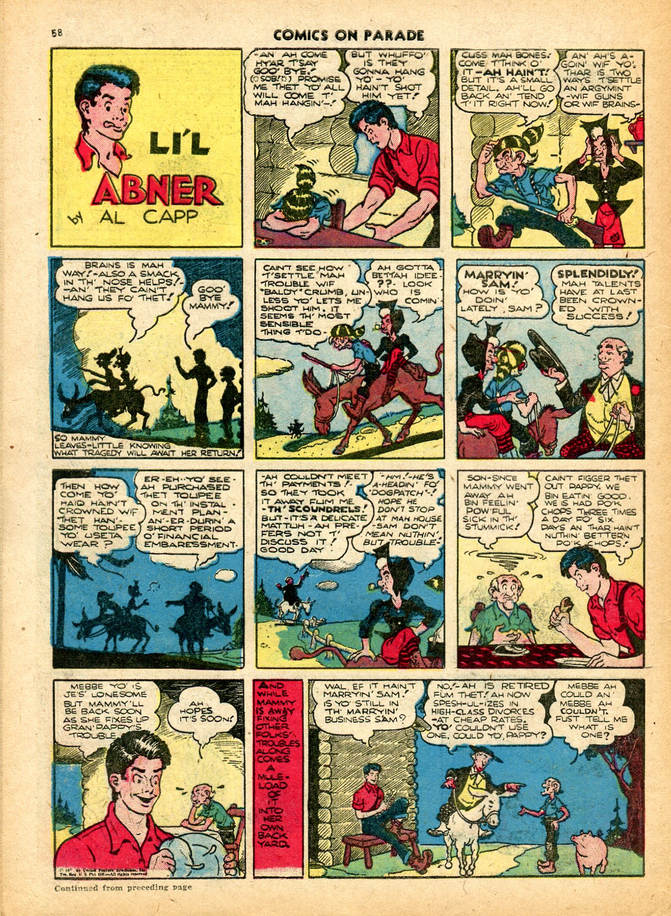 Read online Comics on Parade comic -  Issue #21 - 60