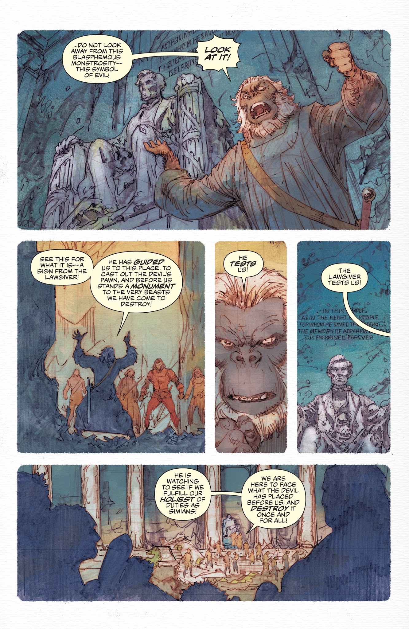 Read online Planet of the Apes: Ursus comic -  Issue #5 - 6