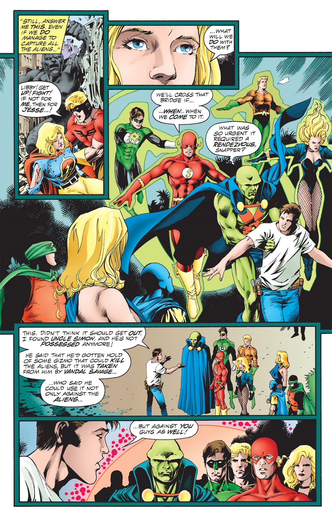 Read online JLA: Year One comic -  Issue #12 - 22