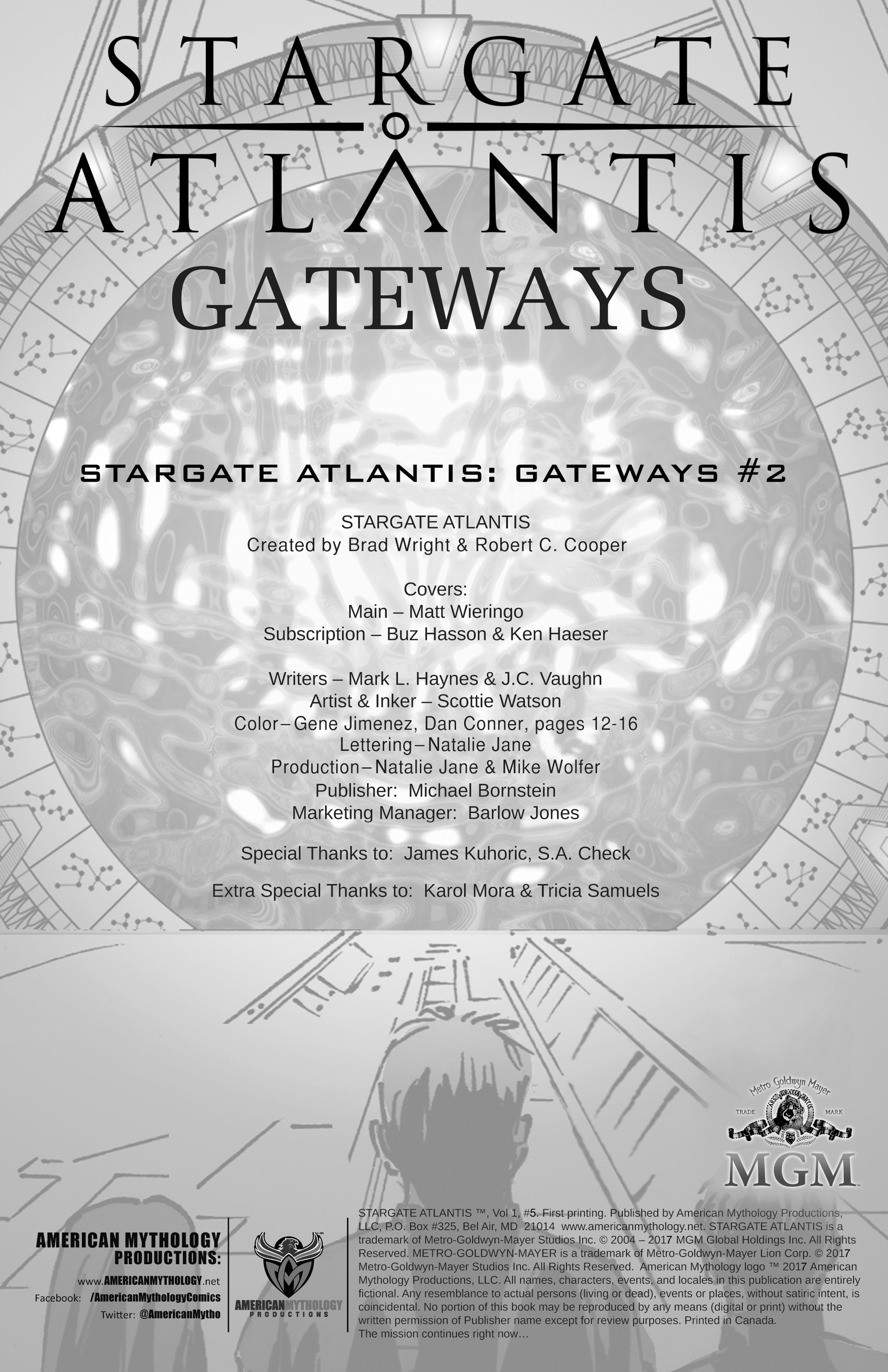 Read online Stargate Atlantis: Gateways comic -  Issue #2 - 2
