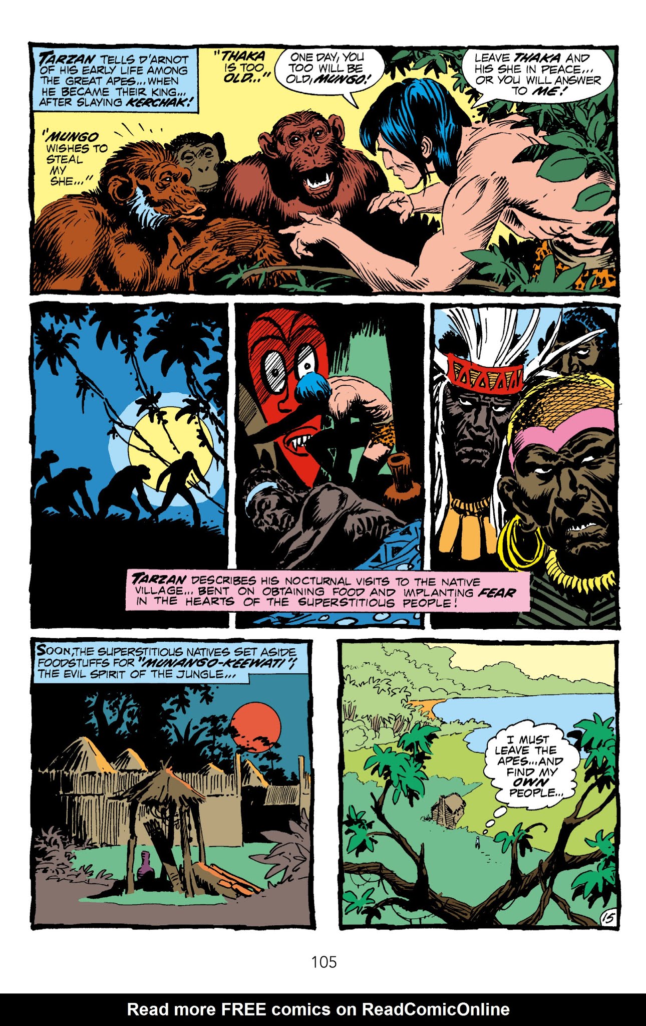 Read online Edgar Rice Burroughs' Tarzan The Joe Kubert Years comic -  Issue # TPB 1 (Part 2) - 7