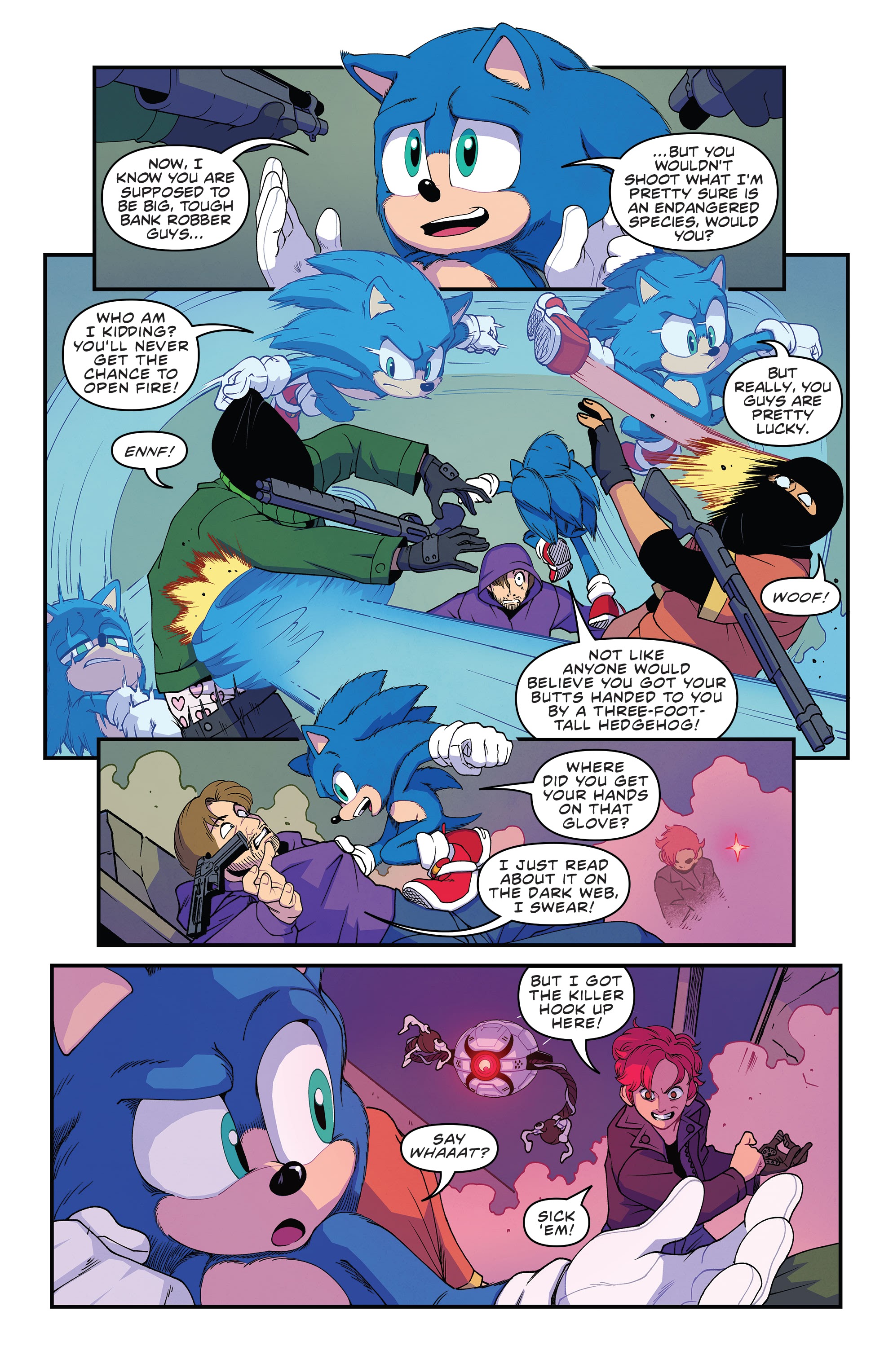 Read online Sonic the Hedgehog 2: The Official Movie Pre-Quill comic -  Issue # Full - 19